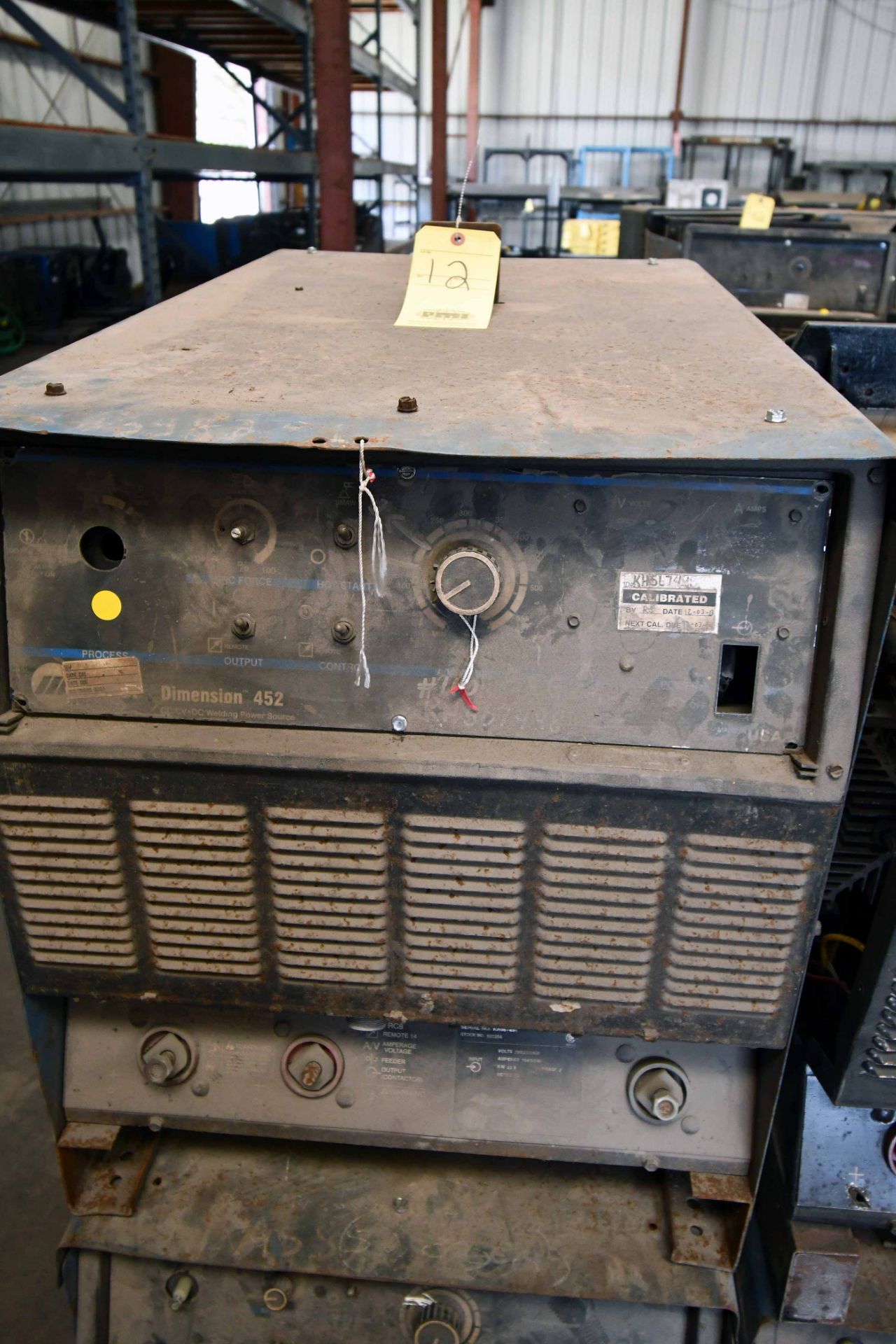 WELDING POWER SOURCE, MILLER DIMENSION 452, new 1997, 460 v., 45 amp @ 100% duty cycle, S/N KH567498