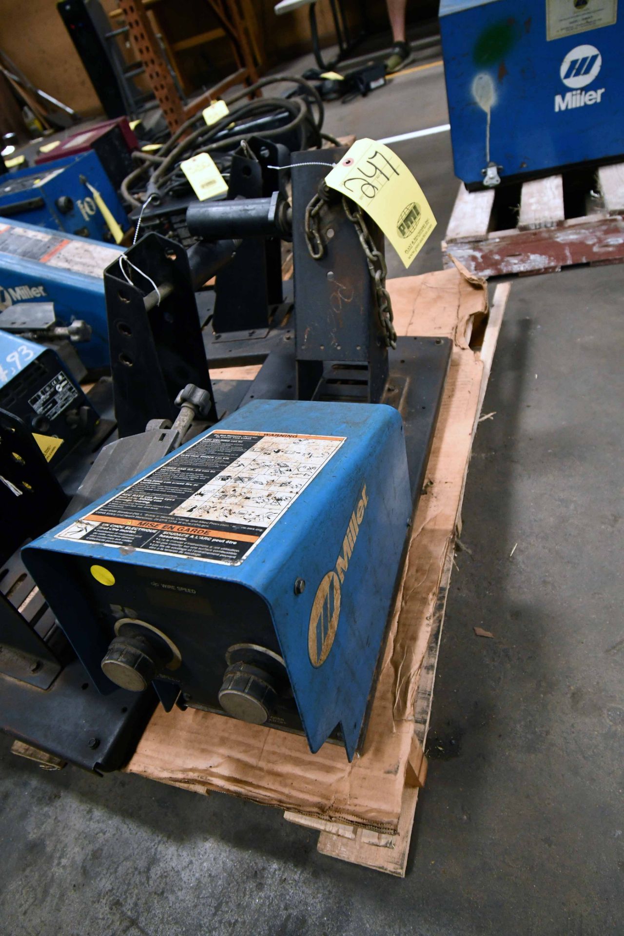 WIRE FEEDER, MILLER 70 SERIES, 24 v., new 2013, S/N MD441430U