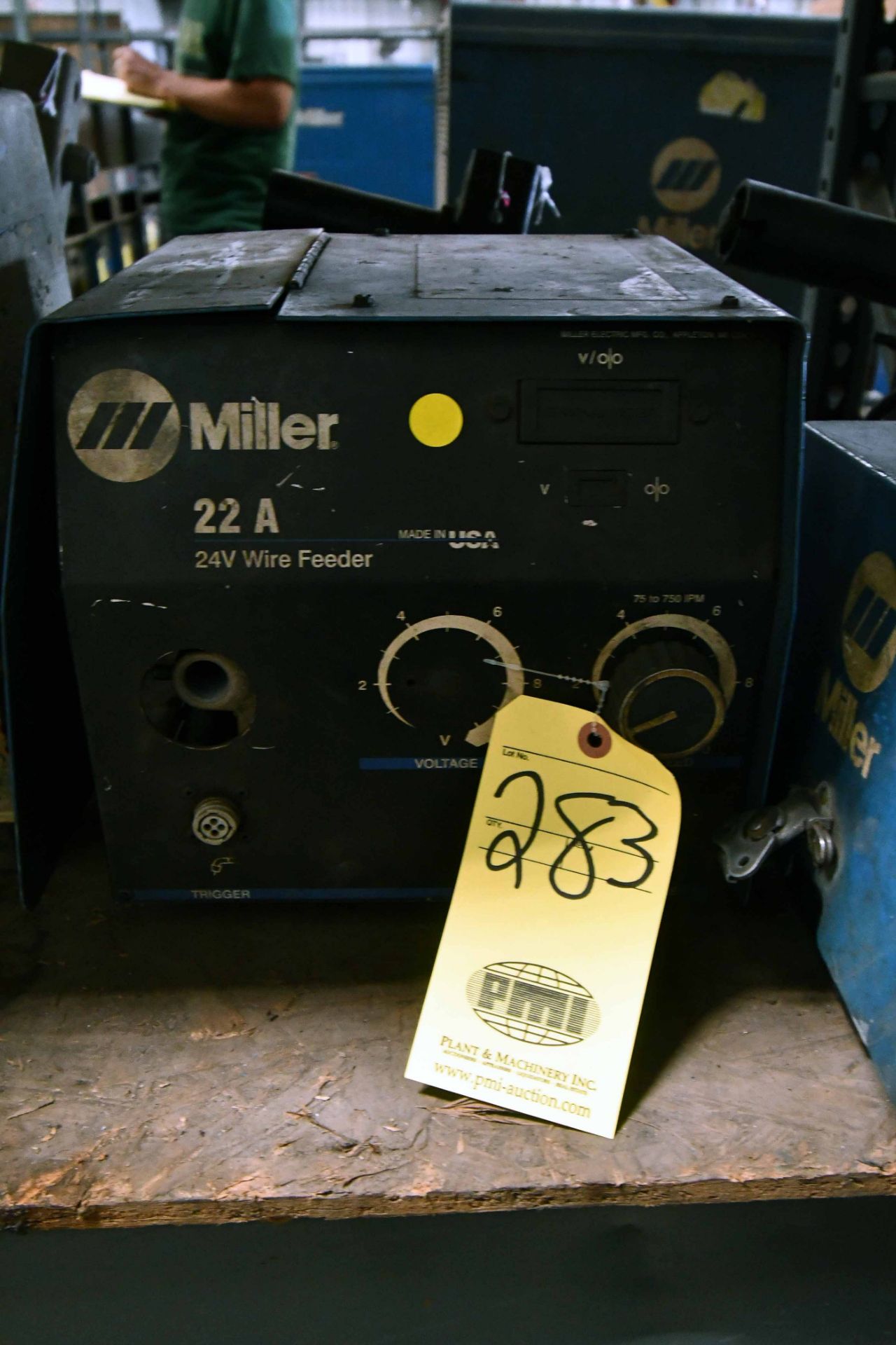 WIRE FEEDER, MILLER 22A, 24 v., new 2004, S/N LE338397