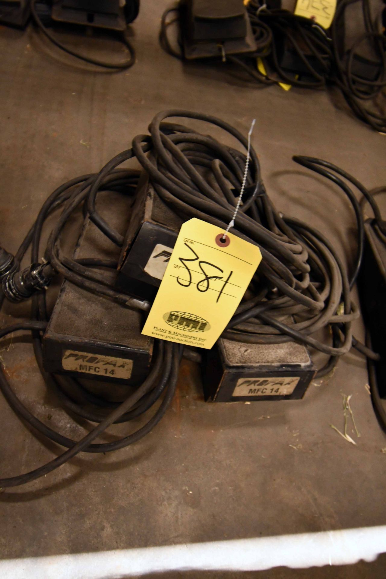 LOT OF 3' CONTROLS, PROFAX MFC14, wired for Miller
