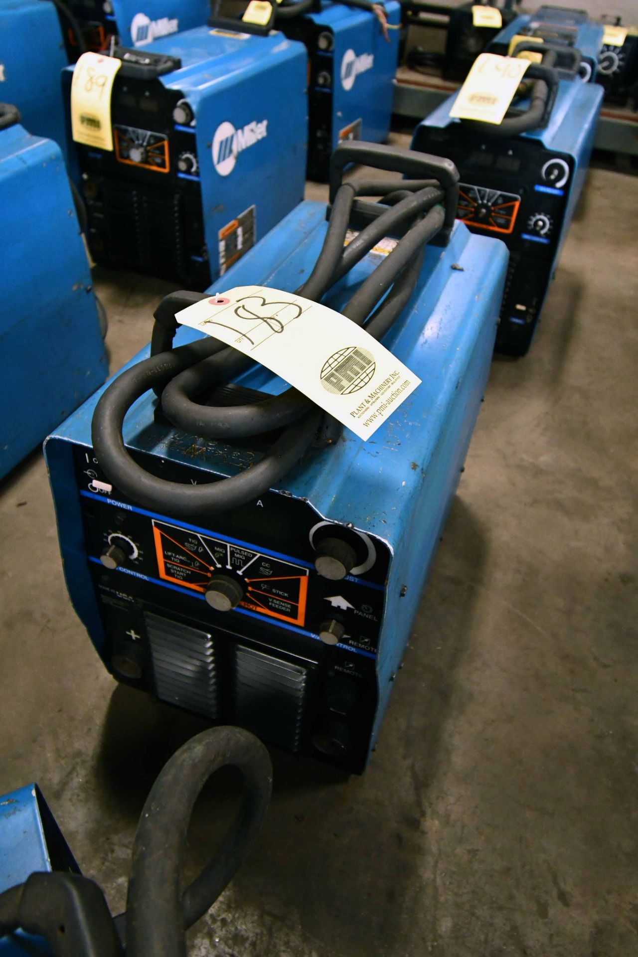 WELDING POWER SOURCE, MILLER XMT 304 CC/CV, new 1998, 32 v., 300 amp @ 60% duty cycle, S/N KJ143361