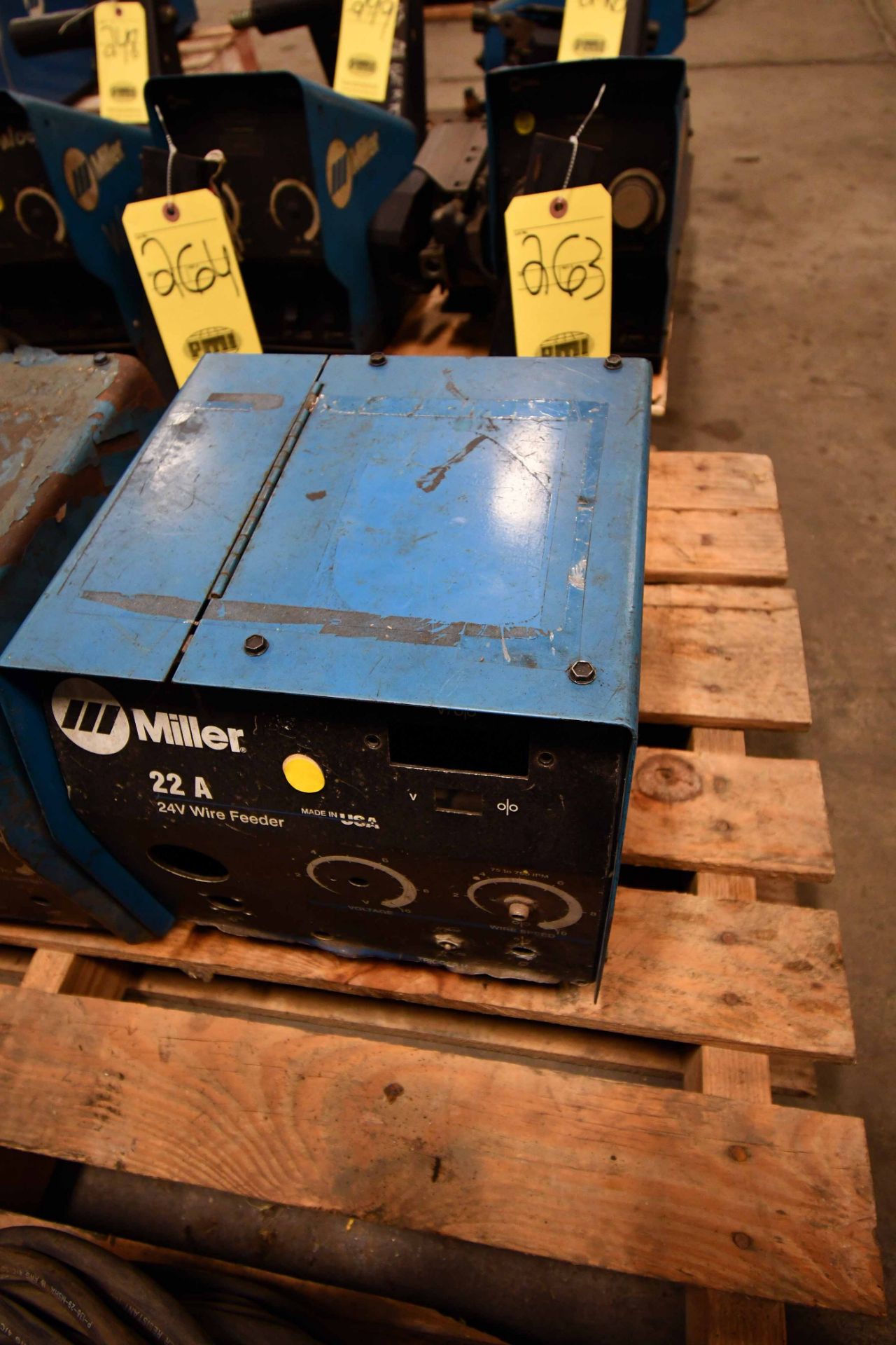 WIRE FEEDER, MILLER 60 SERIES, 24 v., new 2005, S/N LF059014