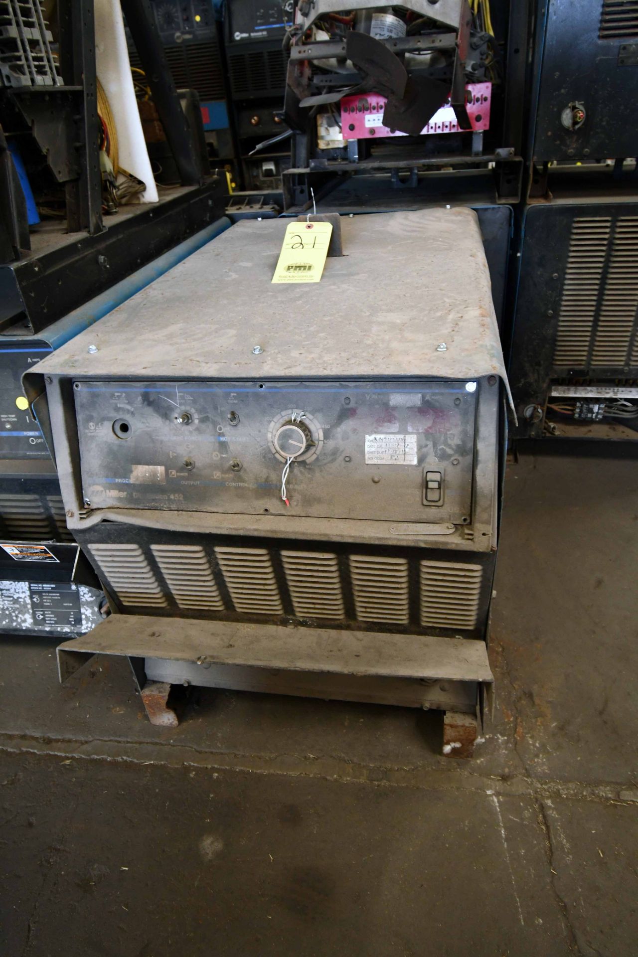 WELDING POWER SOURCE, MILLER DIMENSION 452, new 1996, 575 v., 36 amp @ 100% duty cycle, S/N KG242470