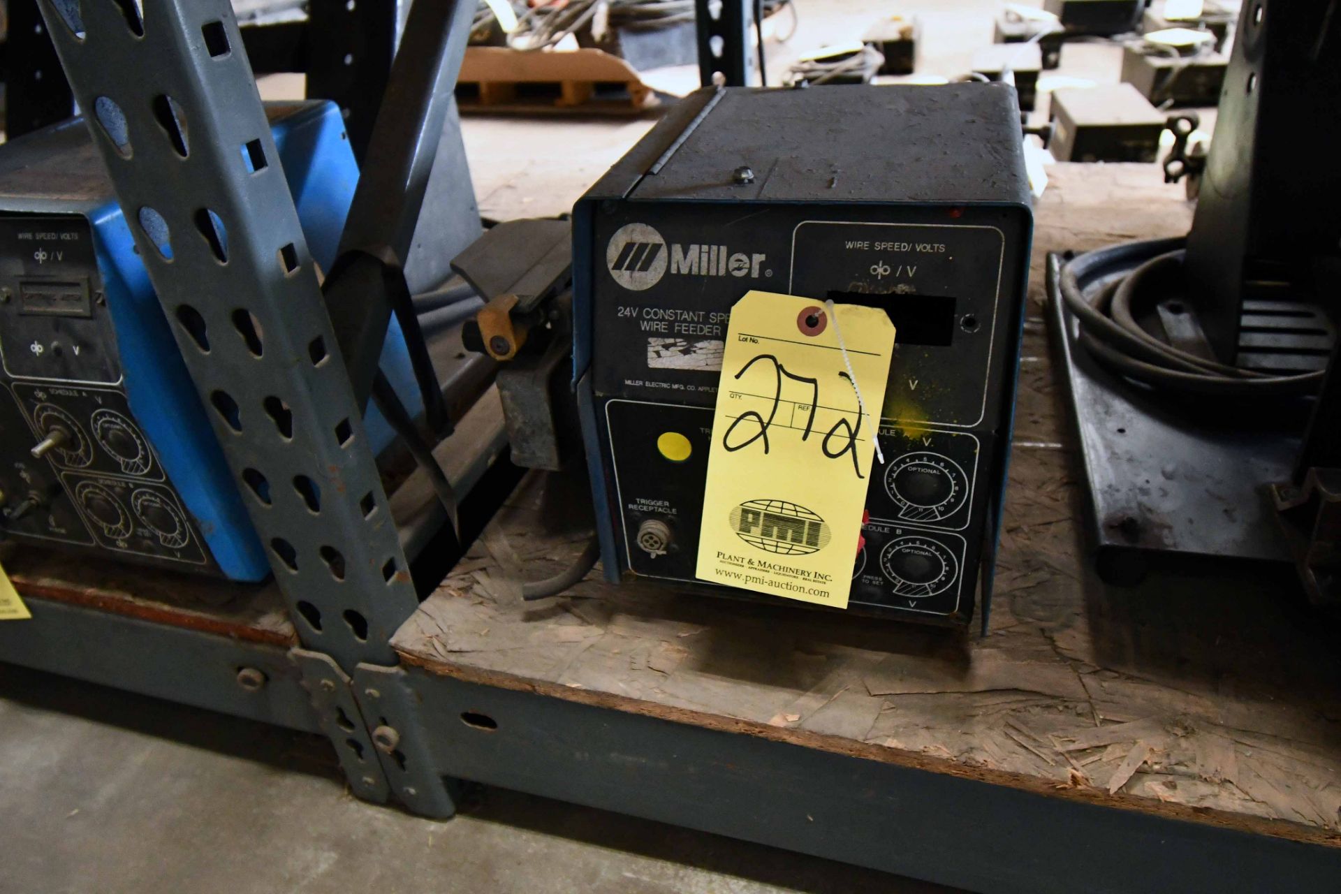 WIRE FEEDER, MILLER 24A, 24 v., new 1994, S/N KE728850 (needs repair)