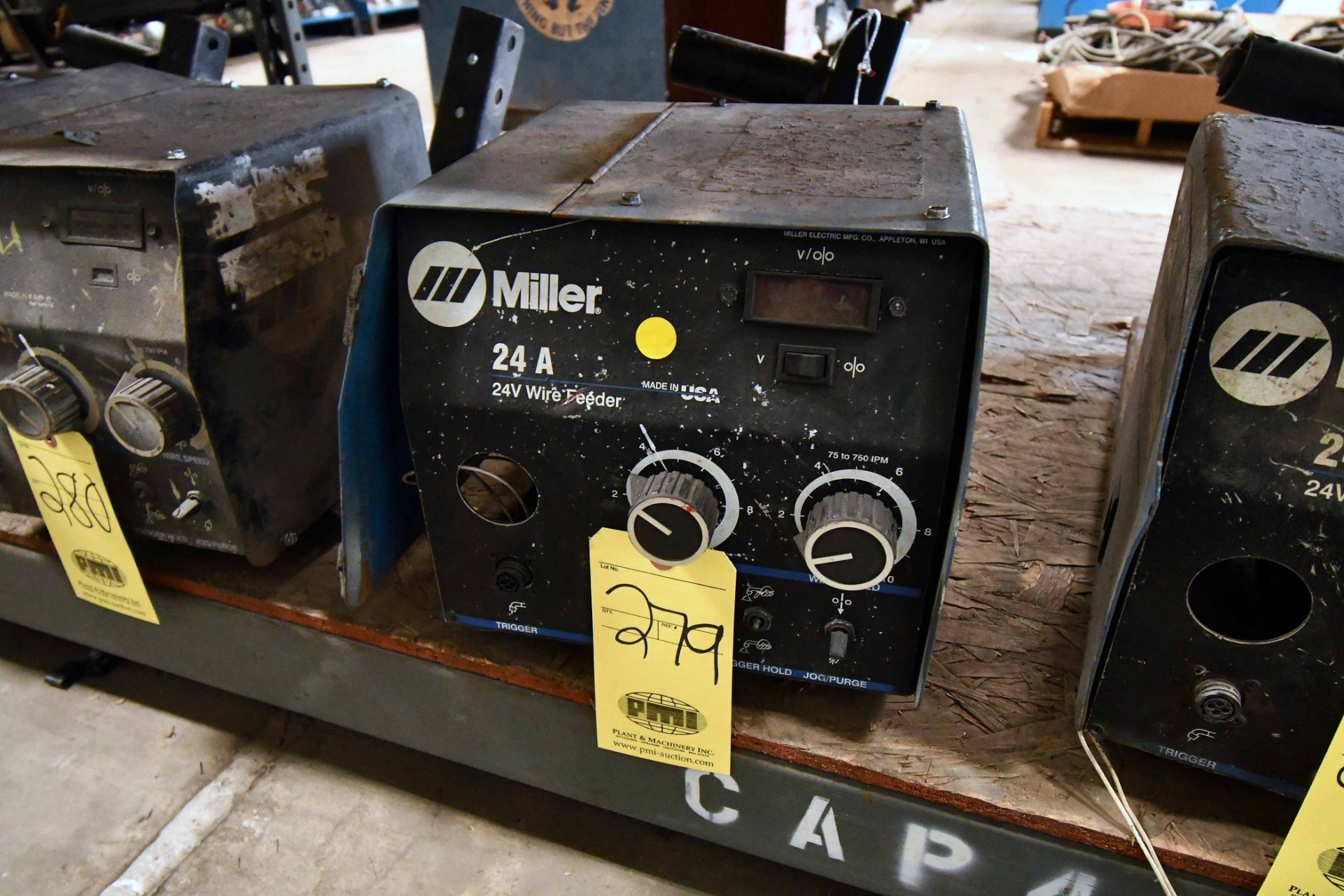 WIRE FEEDER, MILLER 24A, 24 v., new 2008, S/N LJ390043U