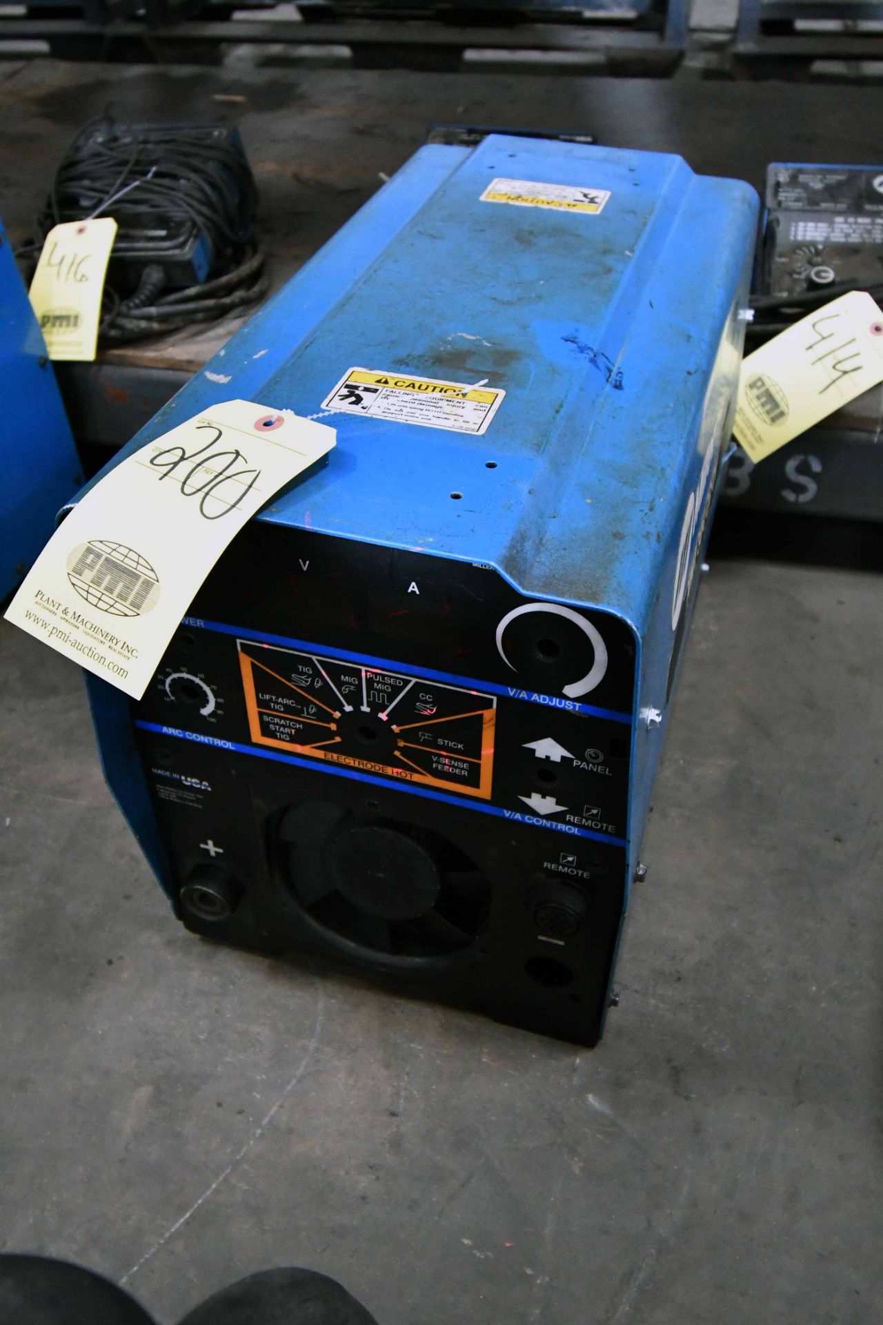 WELDING POWER SOURCE, MILLER XMT 304 CC/CV, new 2003, 32 v., 300 amp @ 60% duty cycle, S/N LC062278