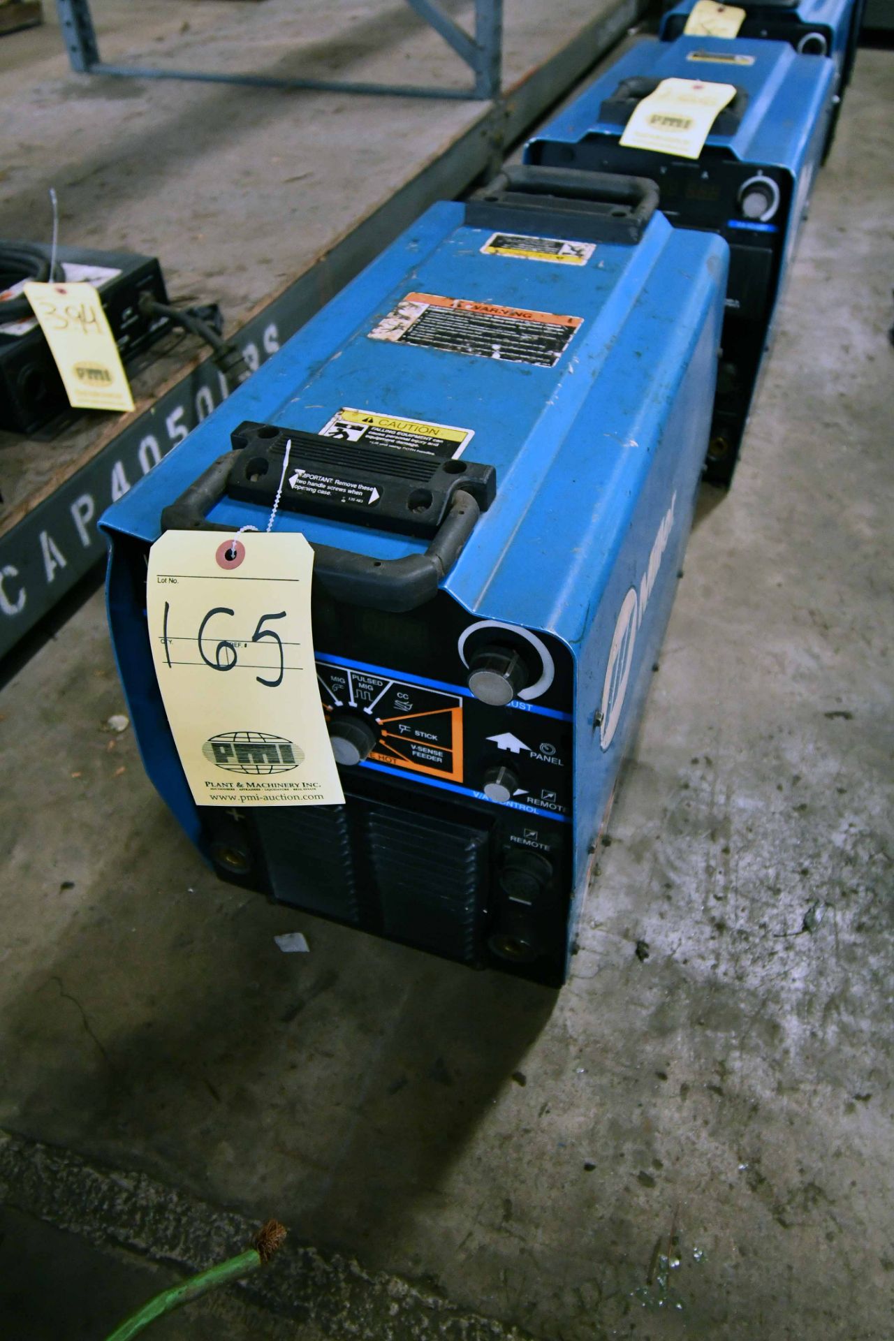 WELDING POWER SOURCE, MILLER XMT 304 CC/CV, new 2004, 32 v., 300 amp @ 60% duty cycle, S/N LE273097