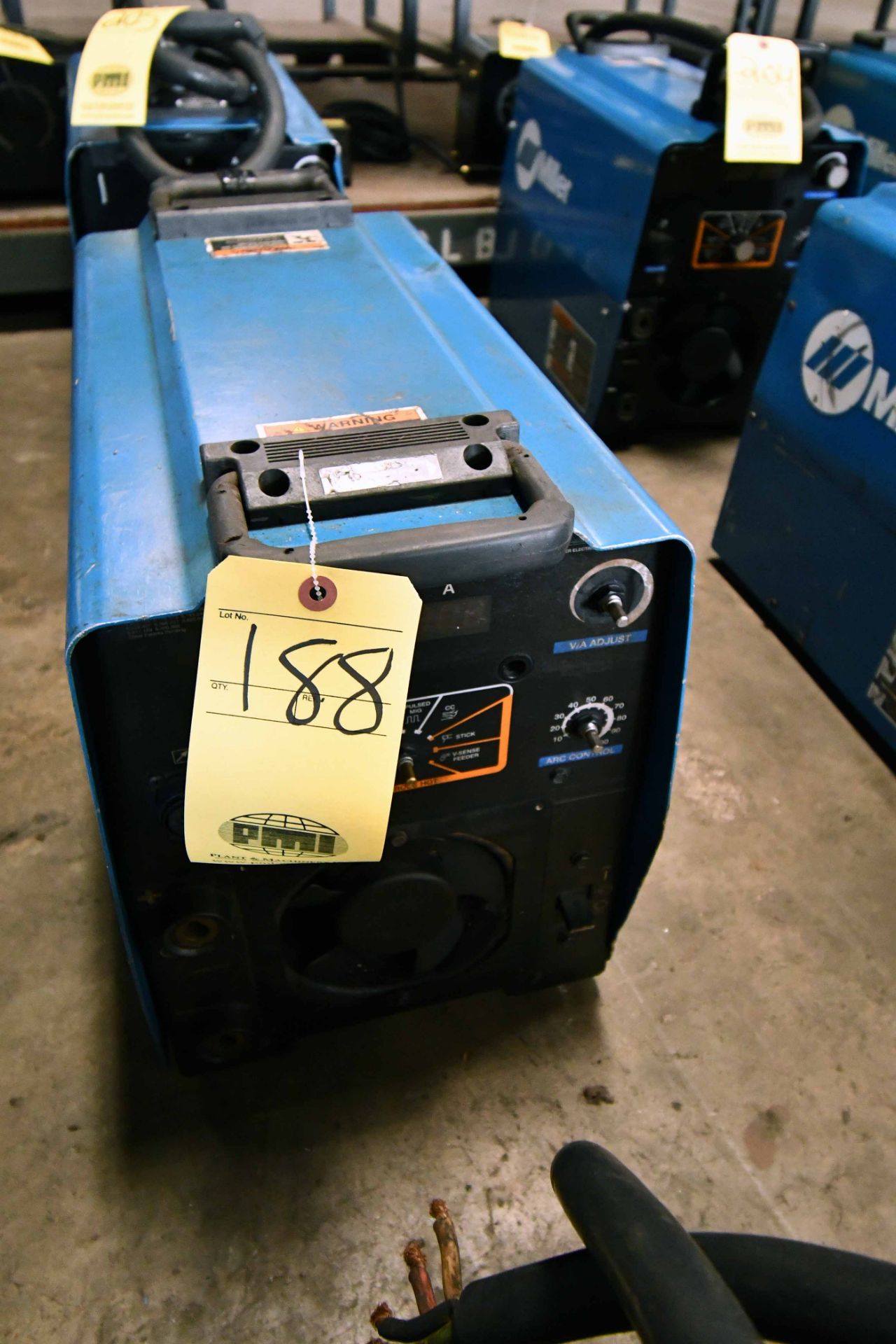 WELDING POWER SOURCE, MILLER XMT 304 CC/CV, new 2008, 32 v., 300 amp @ 60% duty cycle, S/N