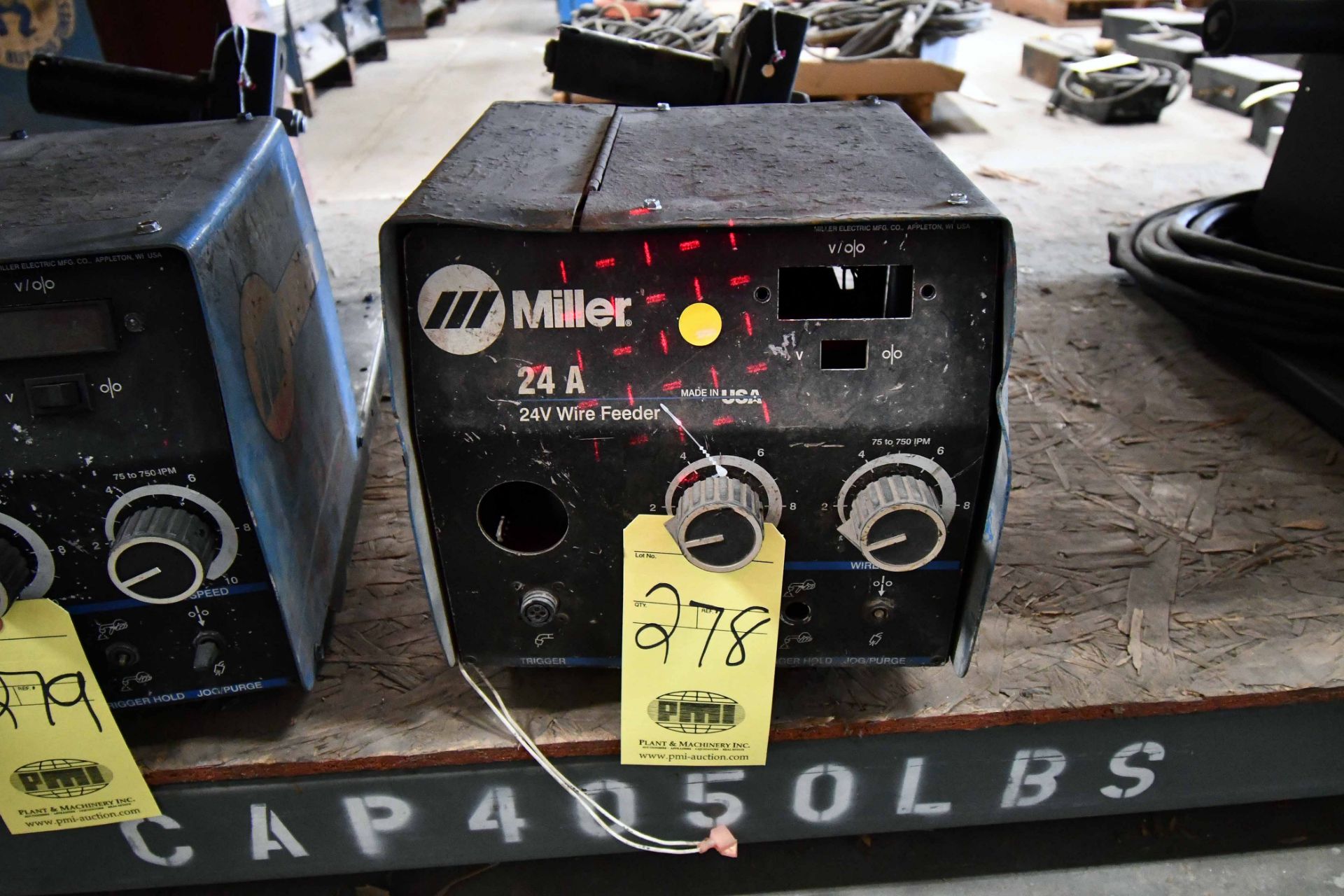 WIRE FEEDER, MILLER 24A, 24 v., new 2006, S/N LG380312W (needs repair)