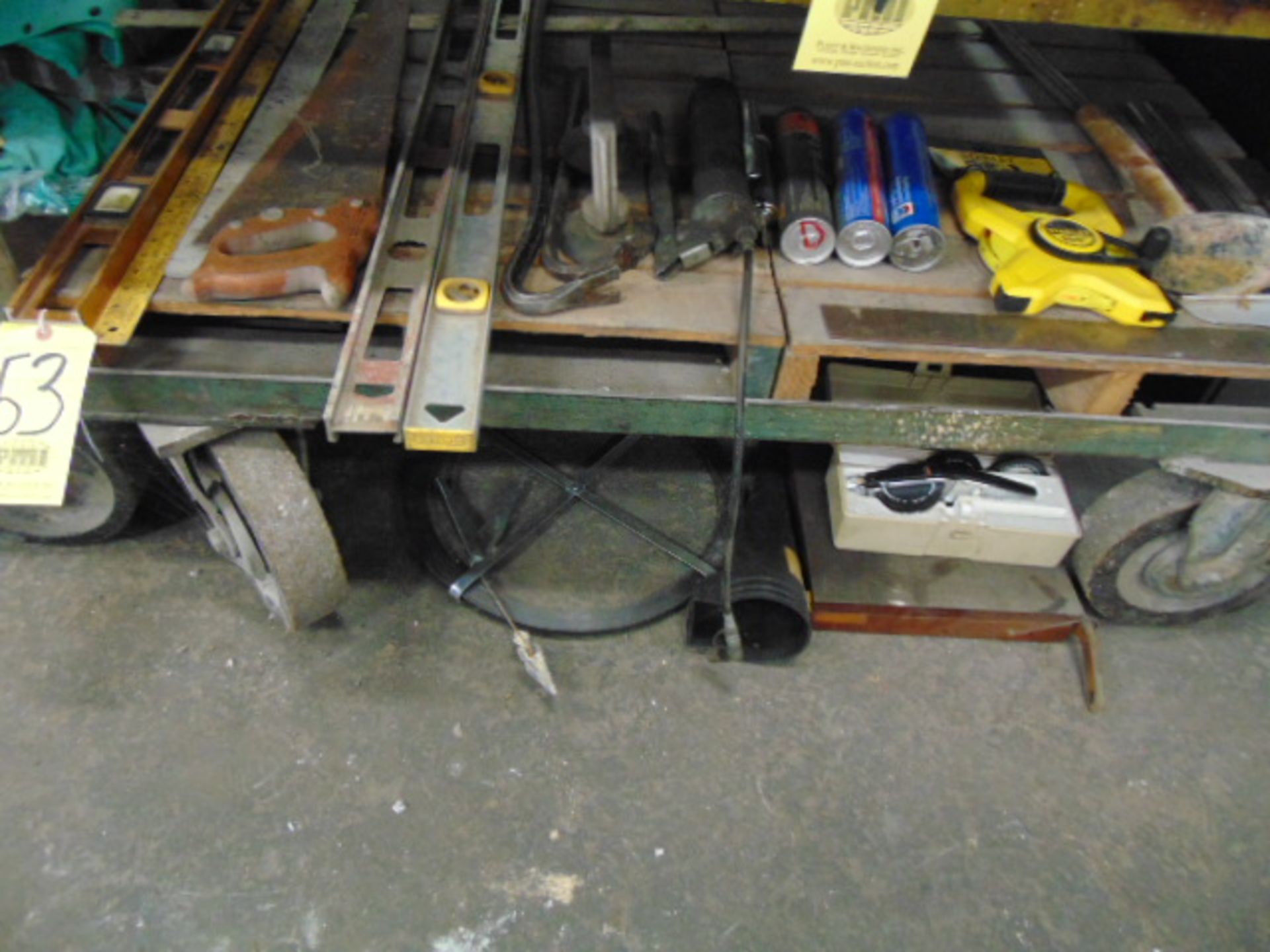 LOT OF HAND TOOLS & MISC., assorted (under four carts) - Image 4 of 4