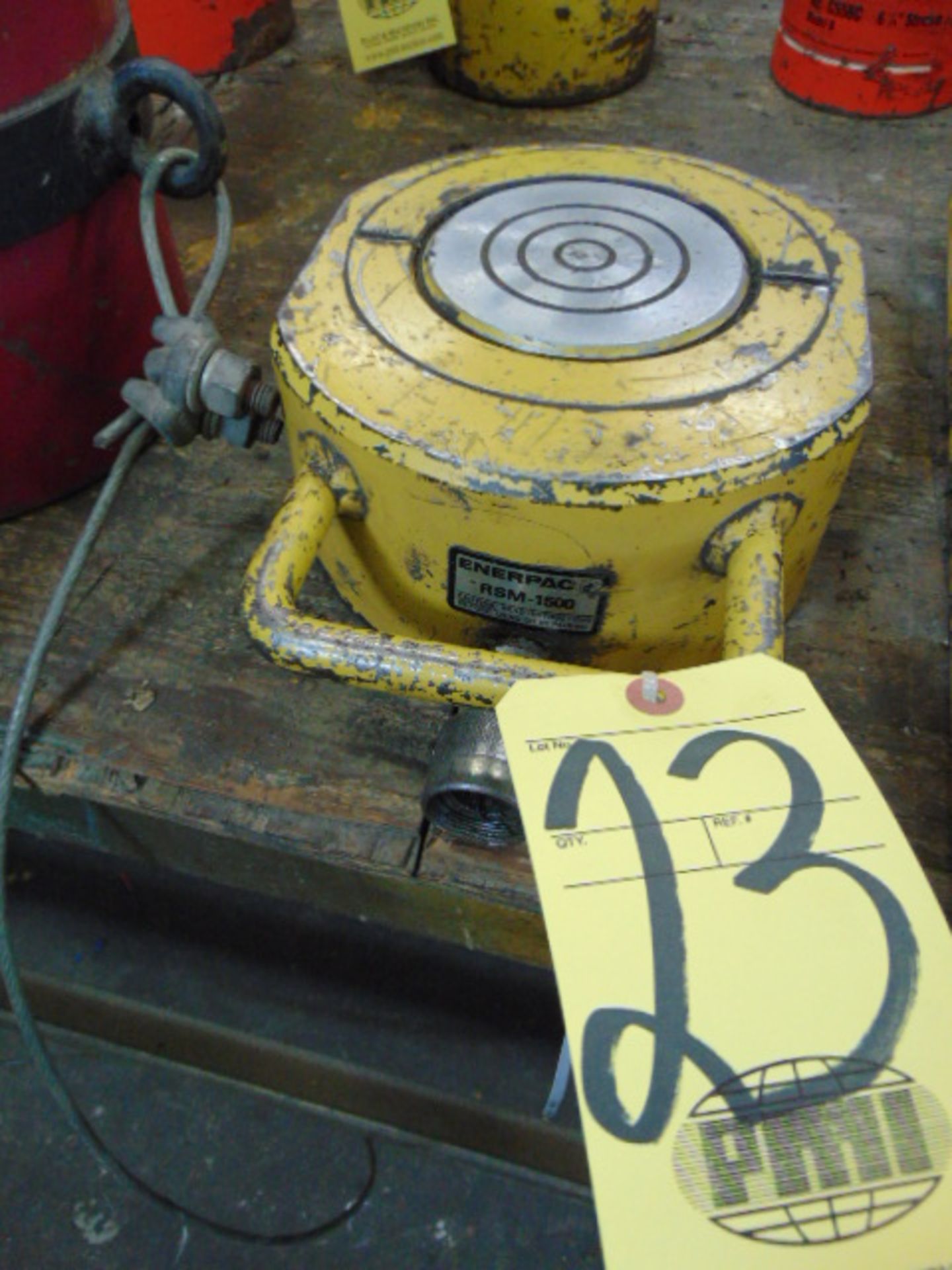 CYLINDER JACK, ENERPAC, low profile, approx. 150 T. cap.