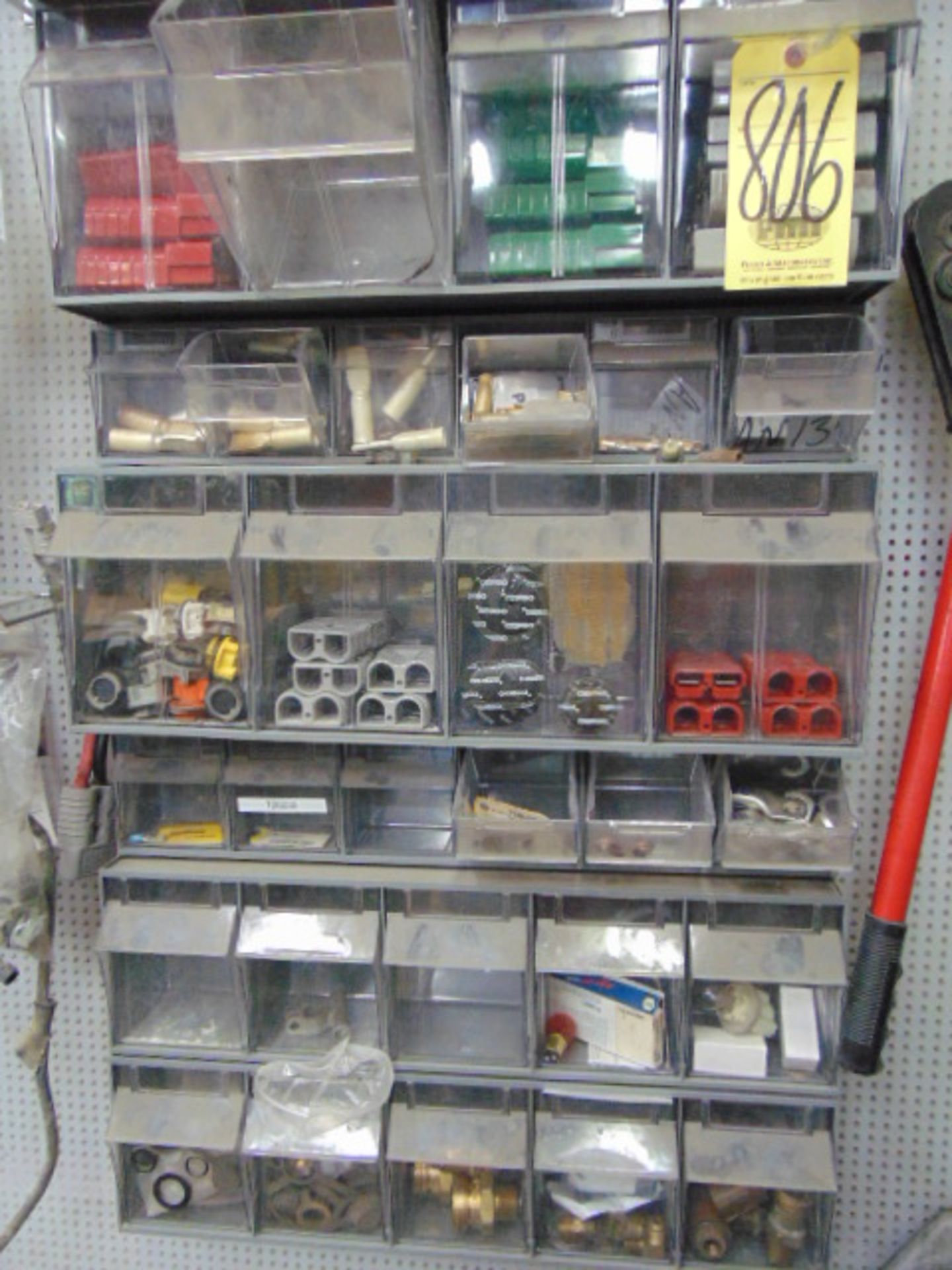 LOT CONSISTING OF: battery charger & forklift electrical repair parts, assorted