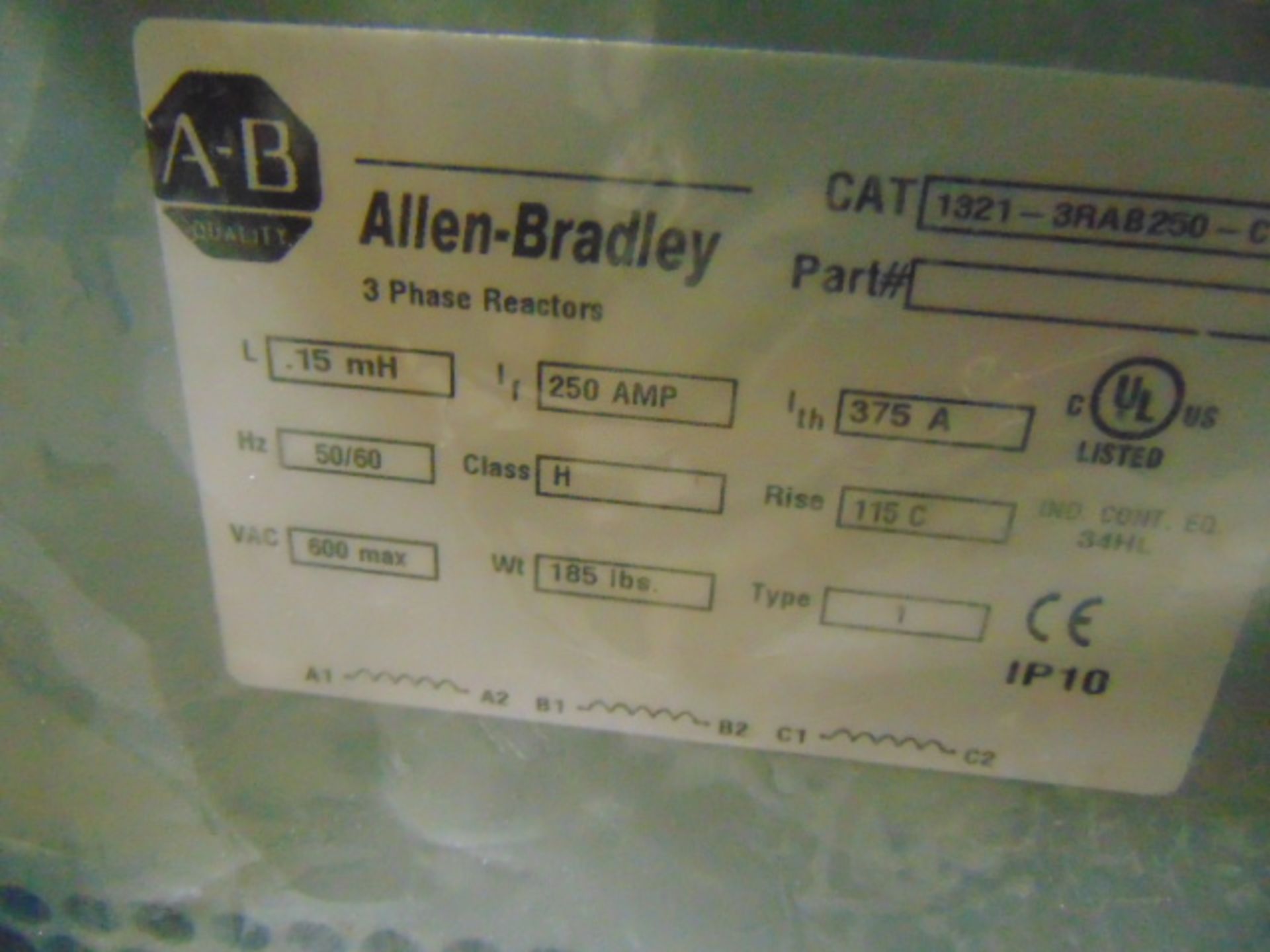 REACTOR, ALLEN BRADLEY, 3-phase - Image 2 of 2