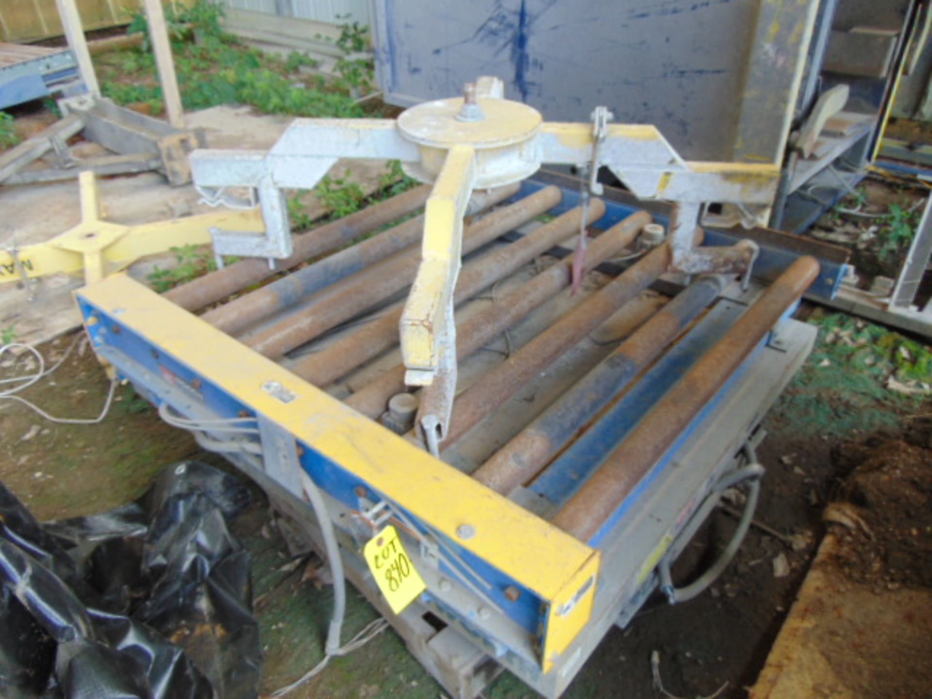 LOT CONSISTING OF: conveyor, Flexicon parts tipper, augers, steel rack, w/ contents, assorted ( - Image 5 of 9