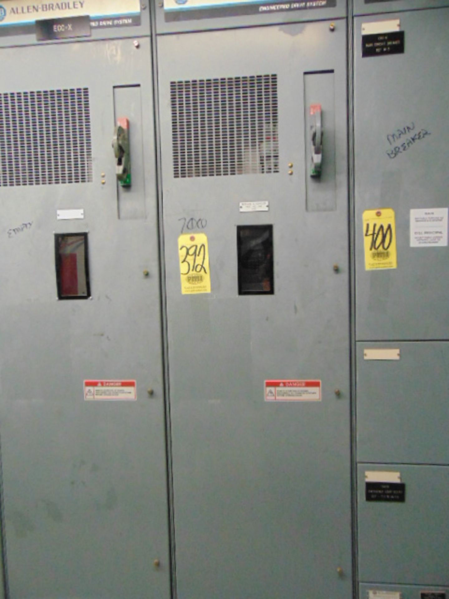 AC VARIABLE FREQUENCY DRIVE, ALLEN BRADLEY POWERFLEX MDL. 700 (Note: has been disconnected by