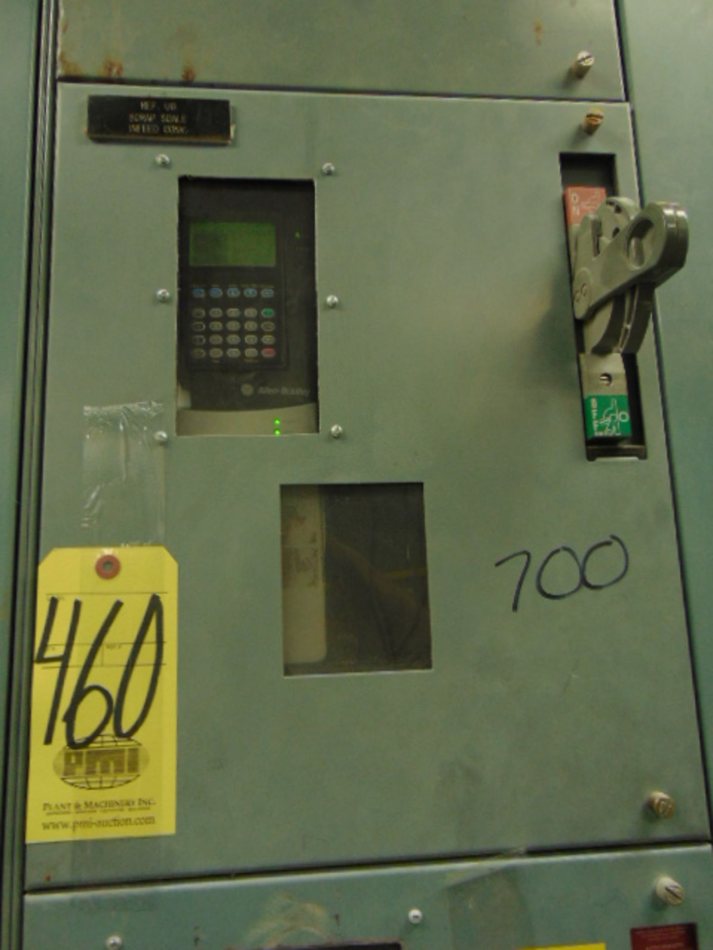 AC VARIABLE FREQUENCY DRIVE, ALLEN BRADLEY POWERFLEX MDL. 700 (located on roof) (Note: has been