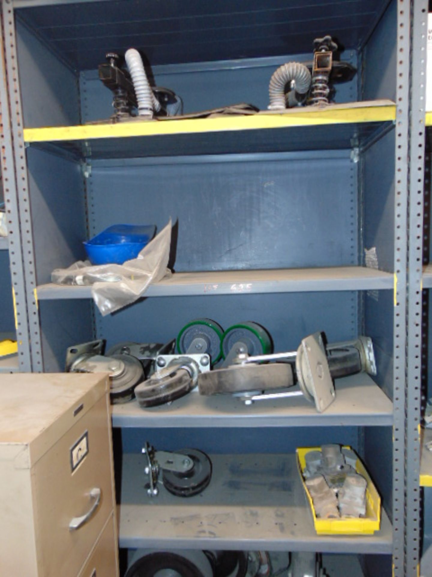 LOT CONSISTING OF: air tube, conveyor rolls & misc., assorted (in our sections of shelving) (No - Image 3 of 4