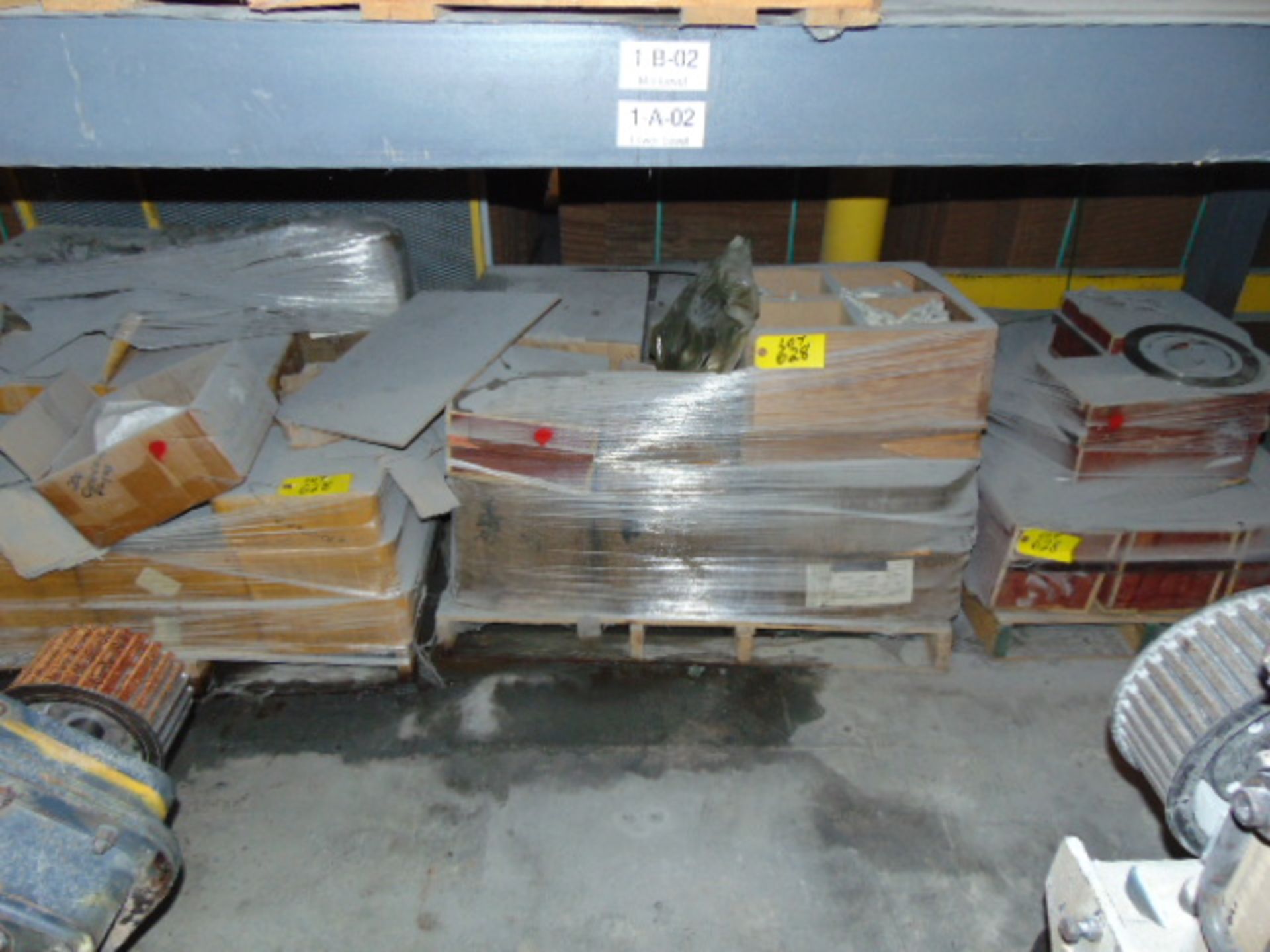 LOT OF SLITTER PARTS, assorted (on five pallets)
