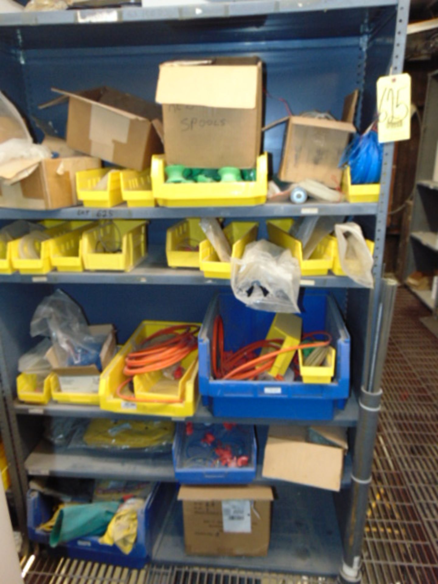 LOT CONSISTING OF: air tube, conveyor rolls & misc., assorted (in our sections of shelving) (No