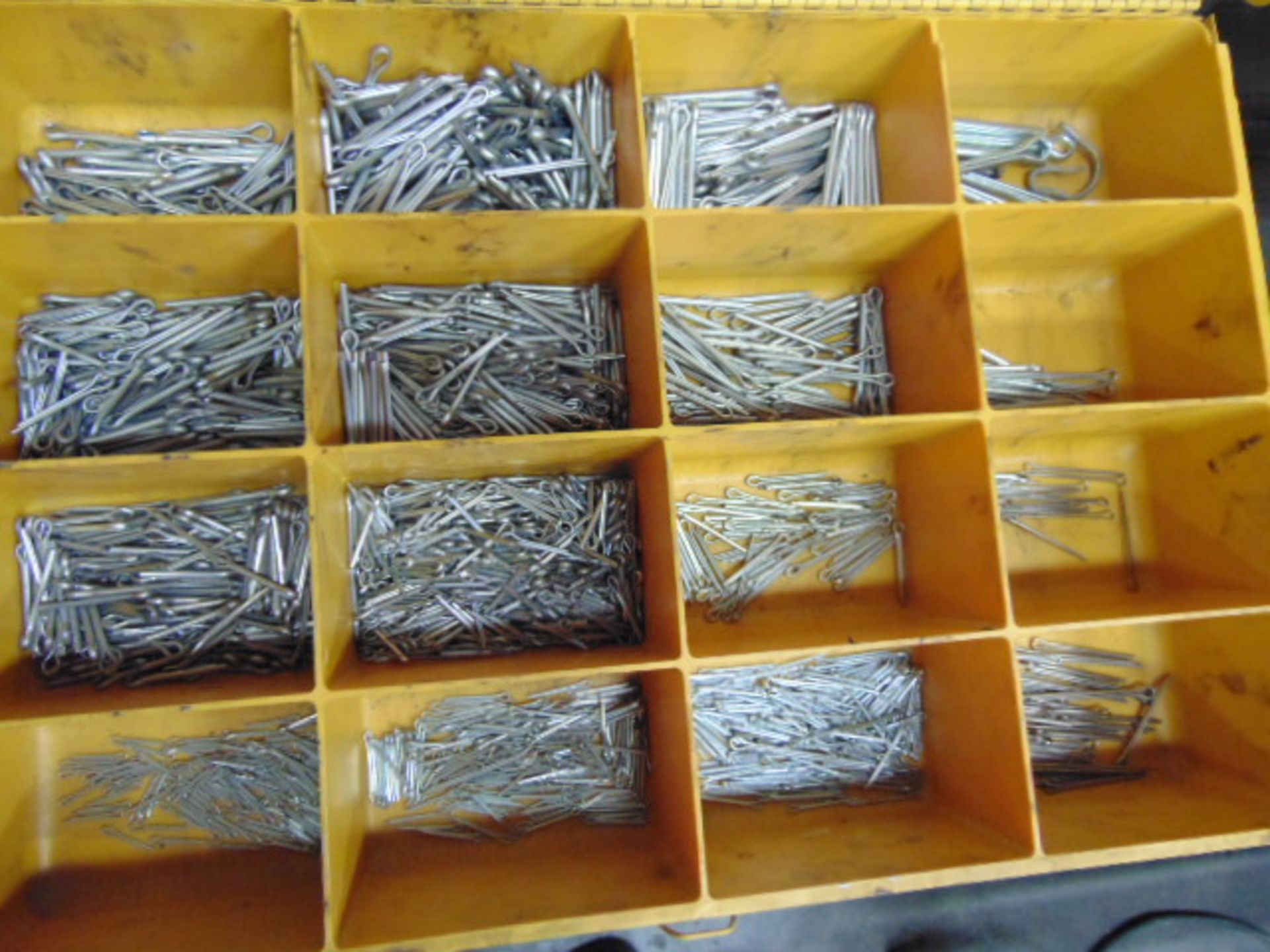 LOT OF FASTENERS, assorted, w/ rack - Image 7 of 8