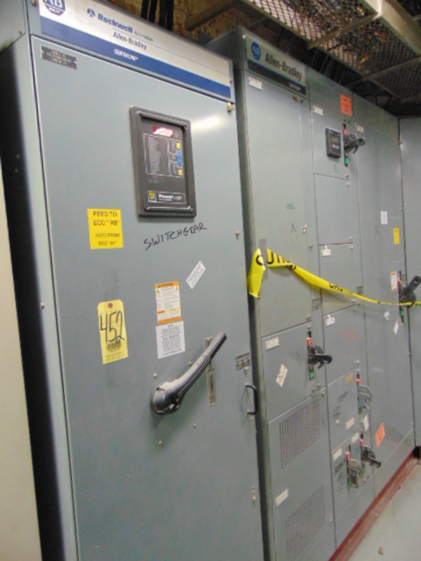 SWITCHGEAR, w/ square D power logic circuit monitor (located on 2nd floor)