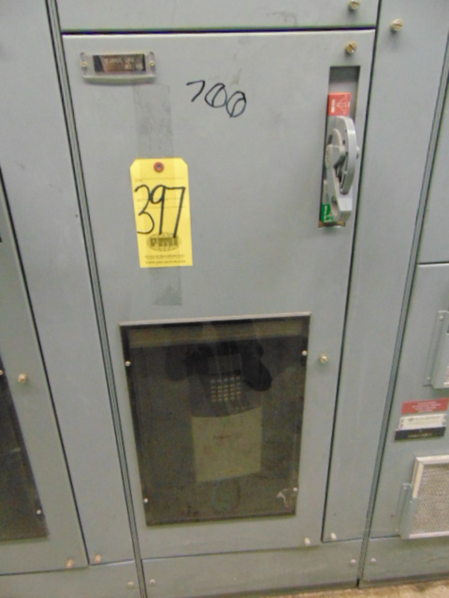 AC VARIABLE FREQUENCY DRIVE, ALLEN BRADLEY POWERFLEX MDL. 700 (Note: has been disconnected by