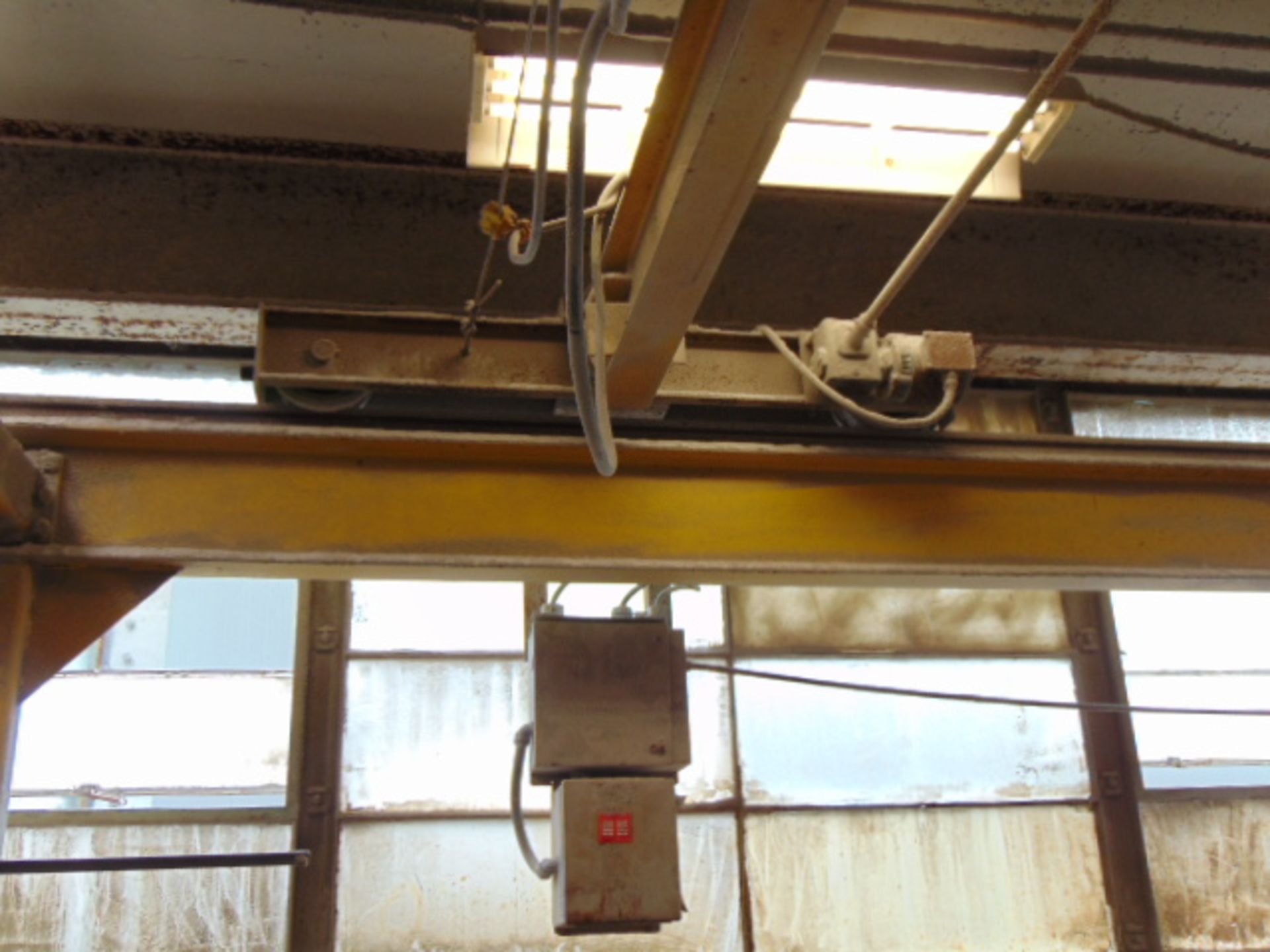 FREE STANDING GANTRY CRANE, APPROX. 198"l. X 135"w. X 116"HT., w/ Coffing, 2 T. cap. Electric - Image 5 of 9