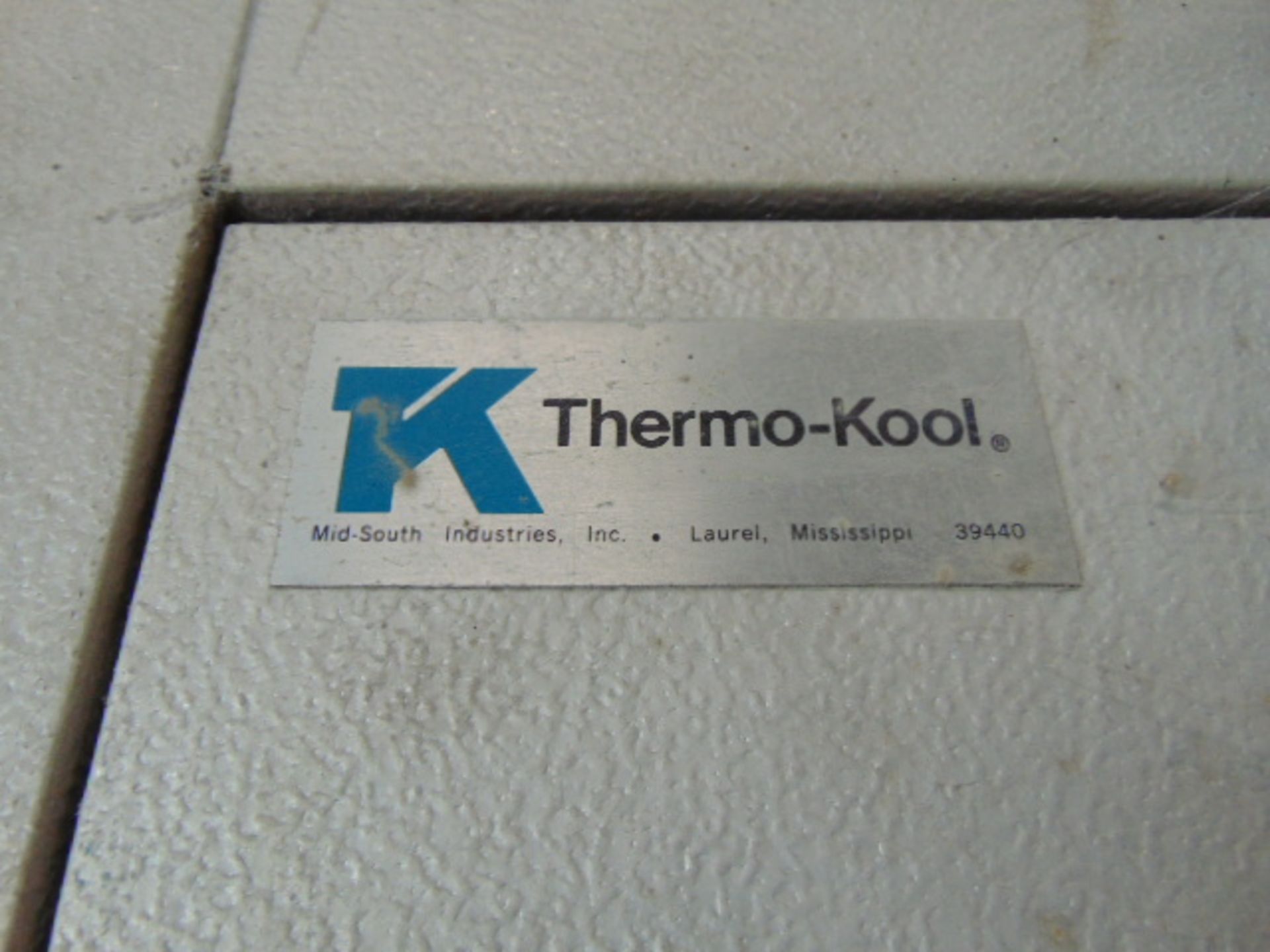 THERMAL-KOOL WALK-IN COOLER, approx. 6’W. x 12’ dp., unitized chiller, insulated panel - Image 3 of 7