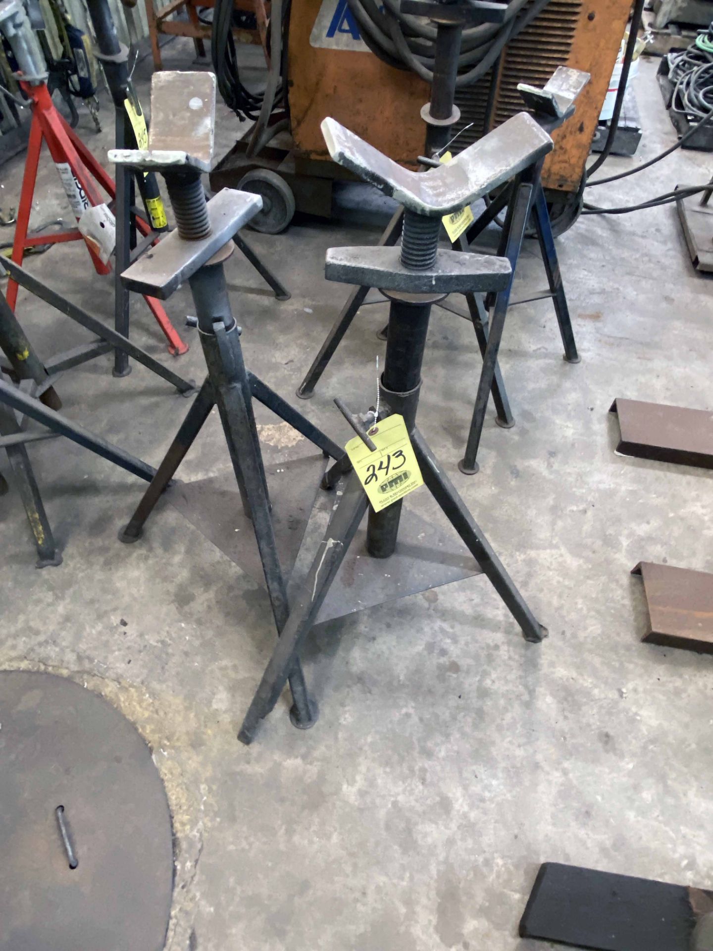 LOT OF PIPE STANDS (one set) (Located at: Summit Seals, 750 Archie Street, Vidor, TX 77662)