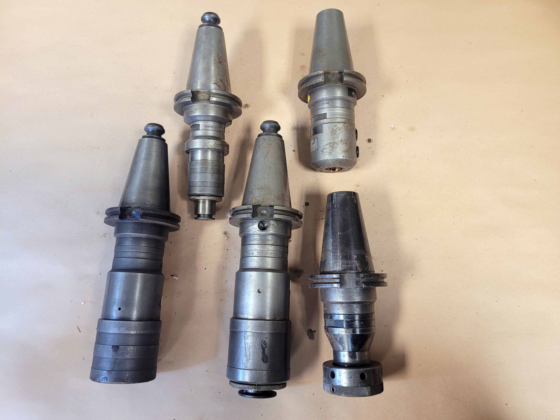 LOT OF (5) SANDVIK COROMANT VARILOCK CAT-50 TAPPING/ COLLET CHUCKS, assorted (Packing & Crating - Image 5 of 5