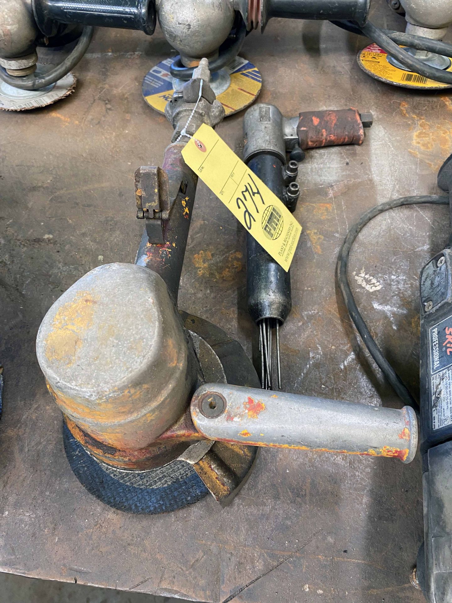 LOT CONSISTING OF: angle grinder & scaler (Located at: Summit Seals, 750 Archie Street, Vidor, TX