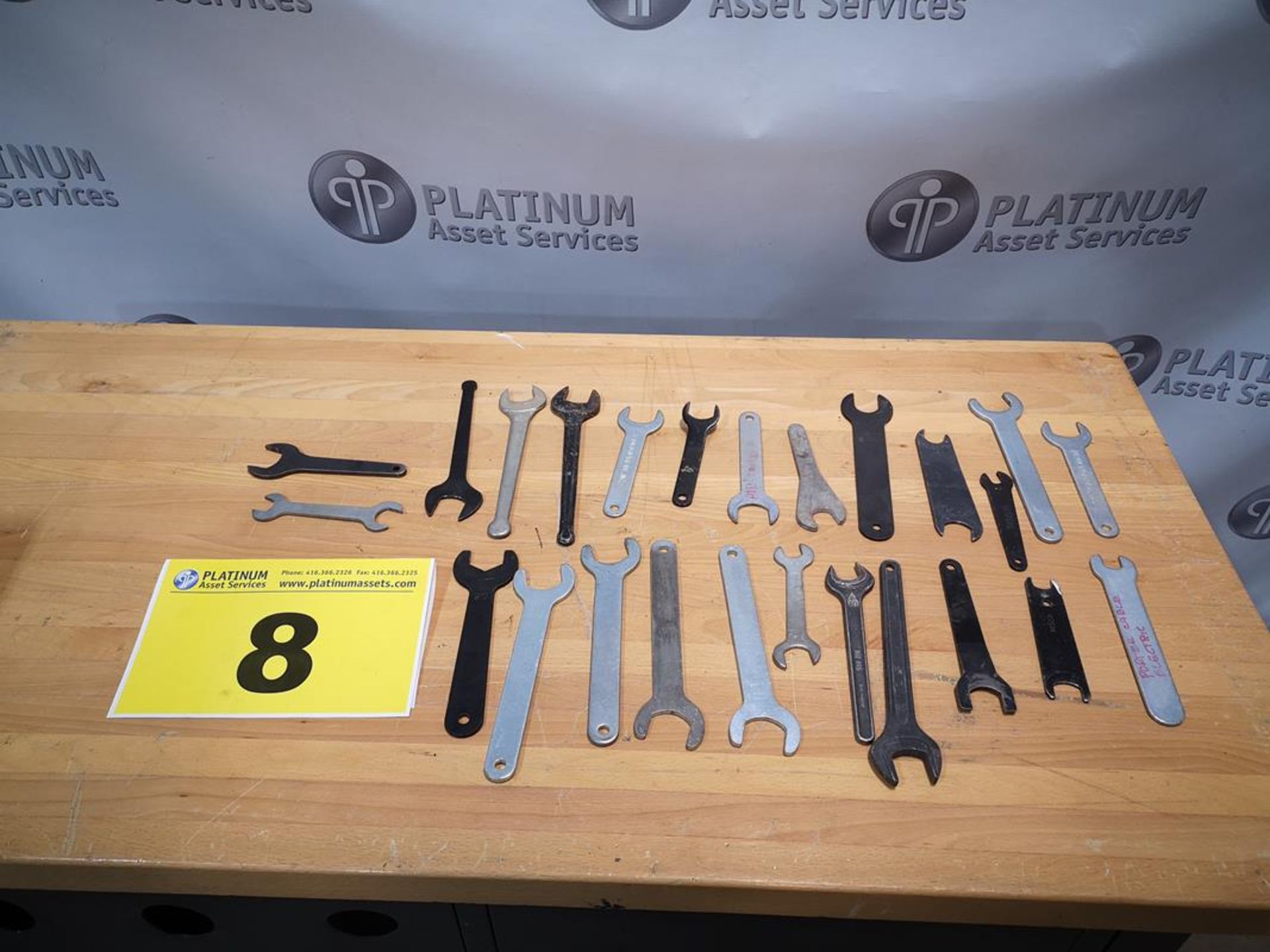 LOT OF ASSORTED WRENCHES, 25 PCS