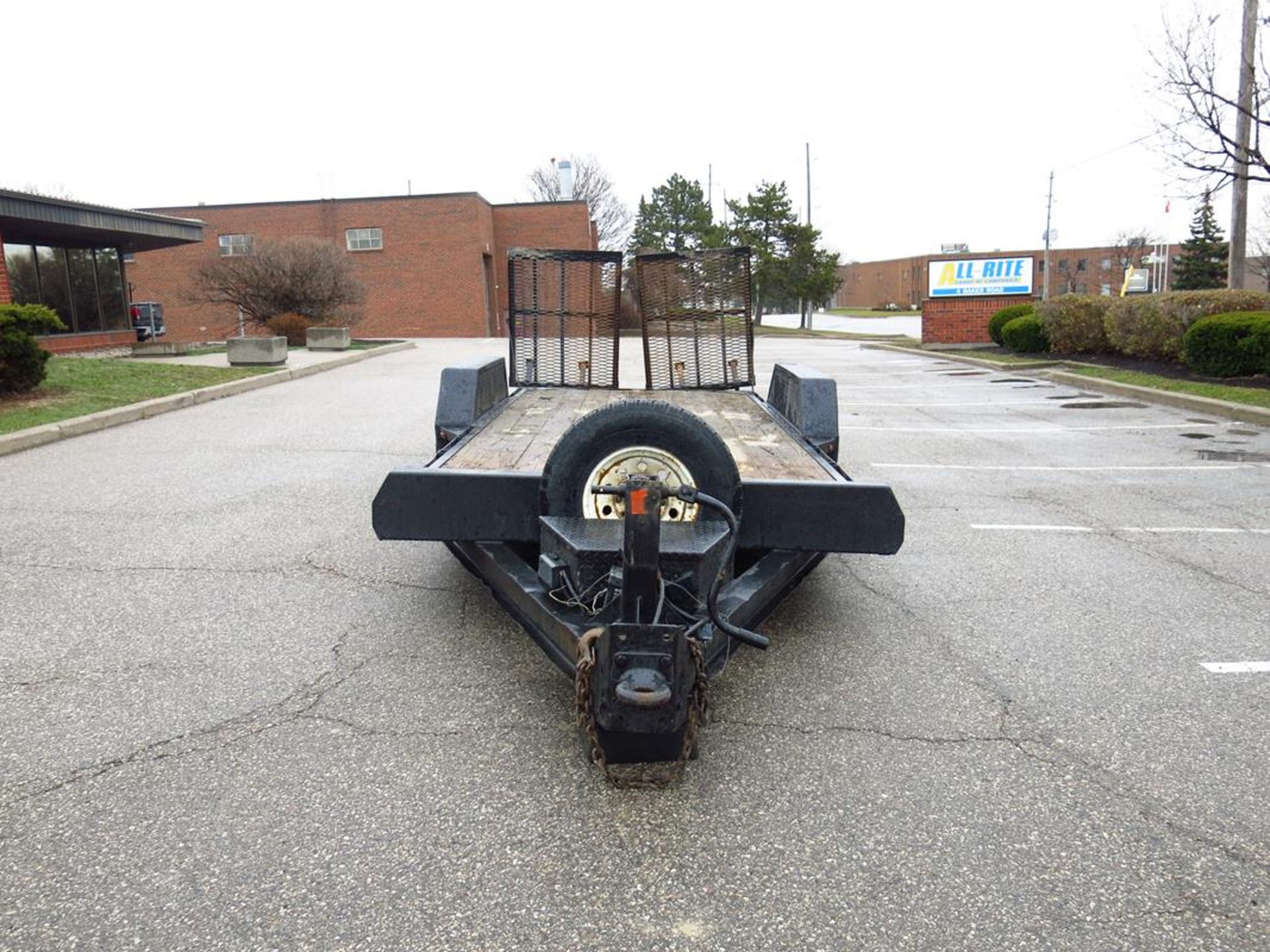 MARTZ, DOUBLE AXLE, 7' X 18', EQUIPMENT FLATBED TRAILER, 2009 - Image 2 of 13