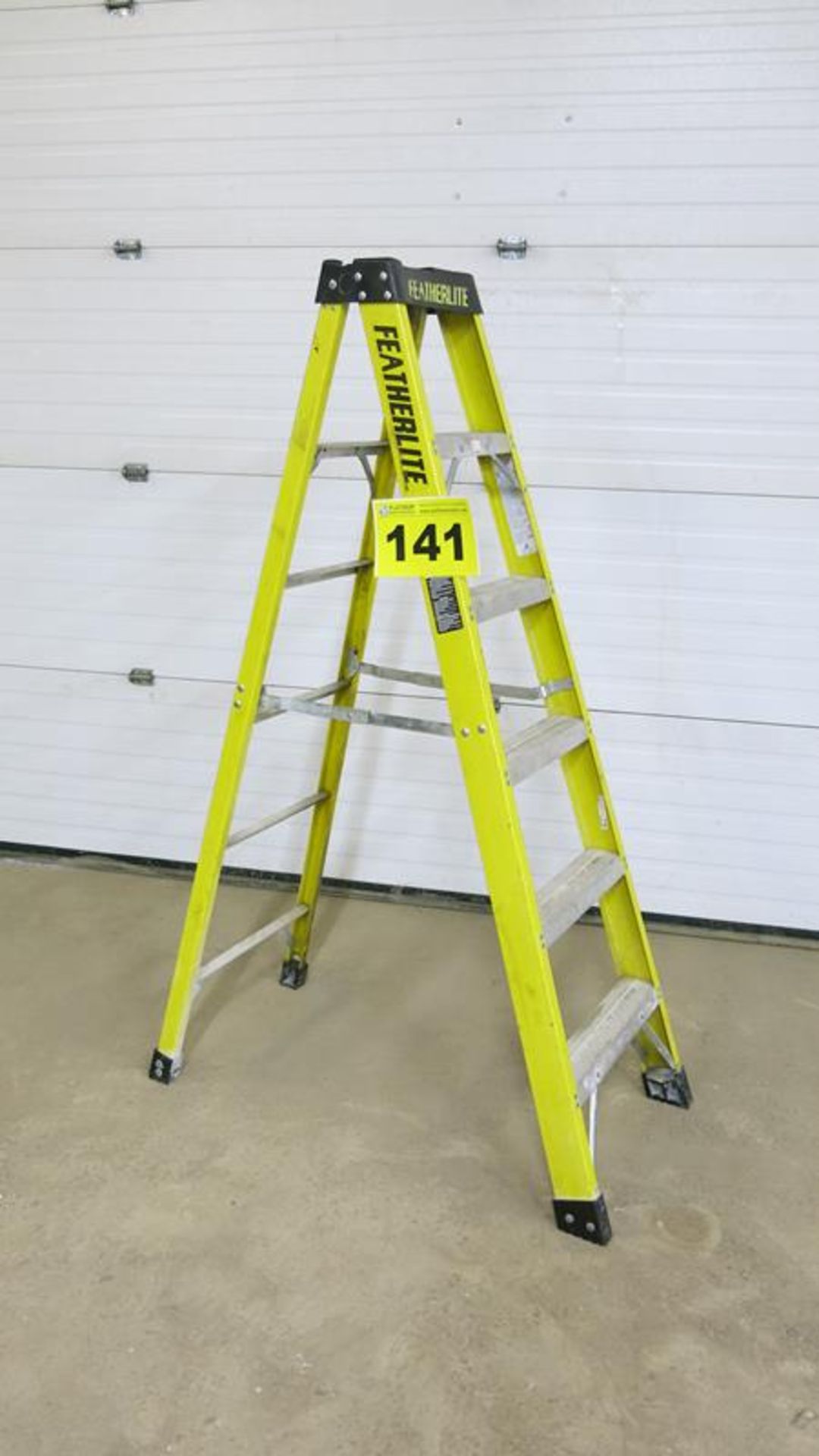 FEATHERLIGHT, 6 FT, FIBERGLASS, A-FRAME LADDER