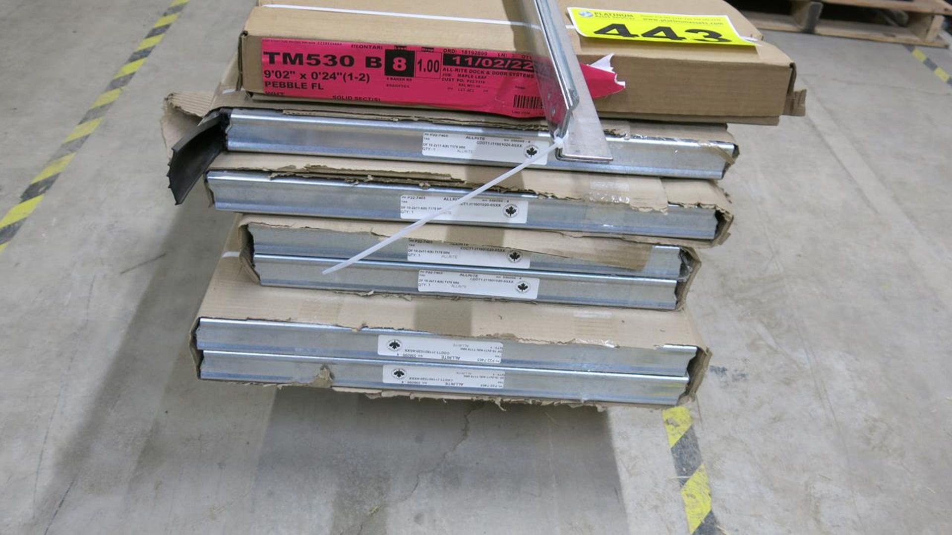 LOT OF (8) NEW 8-10' ASSORTED DOOR PANELS AND TENSION SPRING JACKSHAFT - Image 2 of 3