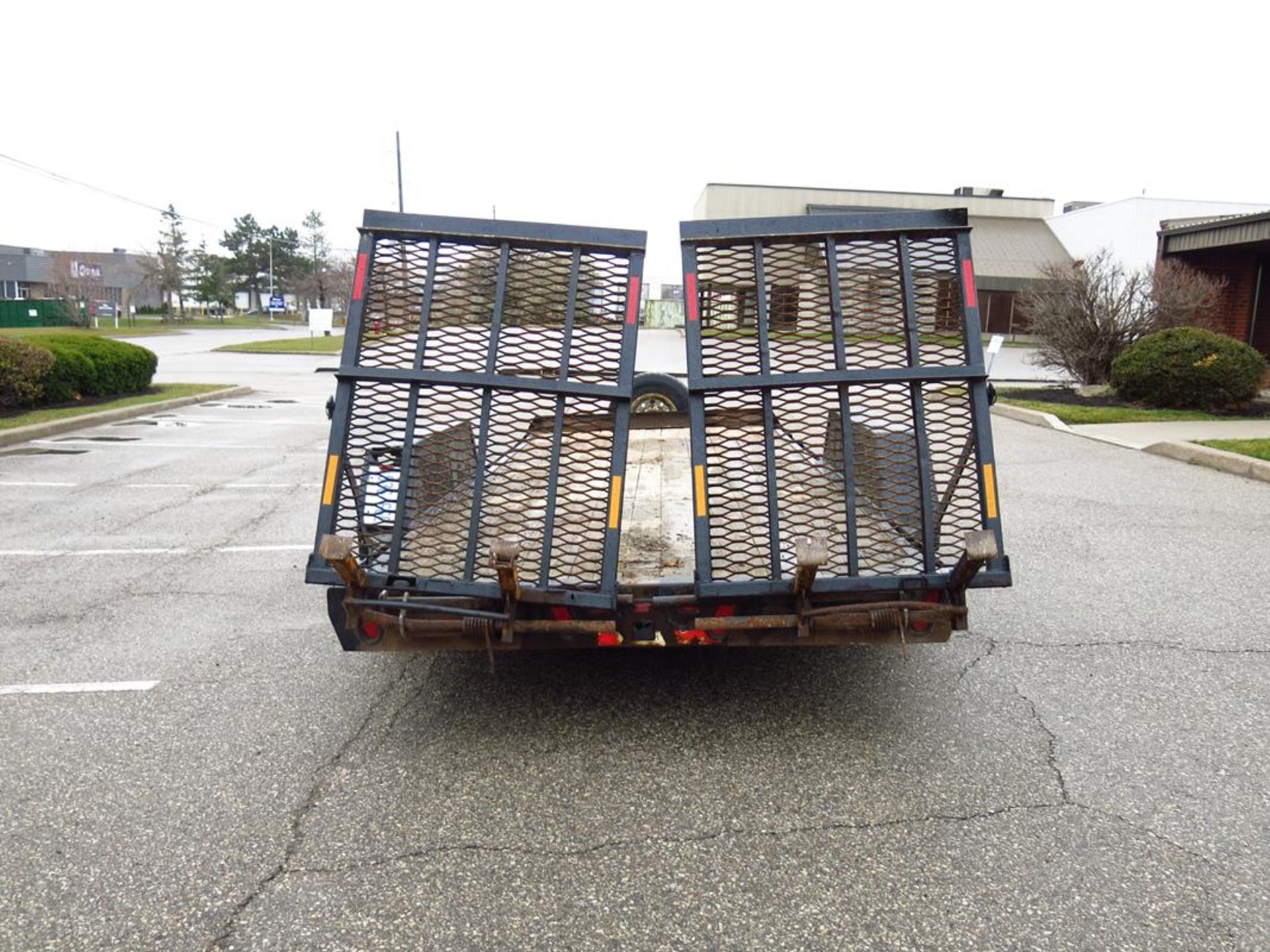 MARTZ, DOUBLE AXLE, 7' X 18', EQUIPMENT FLATBED TRAILER, 2009 - Image 6 of 13