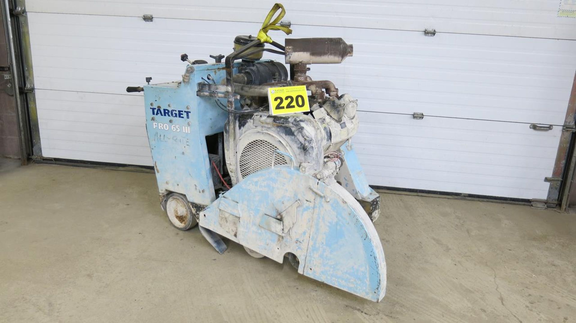 TARGET, PRO65III, DIESEL, WALK BEHIND, CONCRETE CUTTING SAW, 254 HOURS, S/N 406782