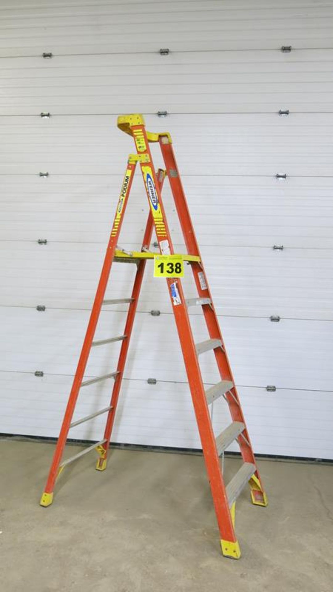 WERNER, 6 FT, FIBERGLASS, A-FRAME LADDER