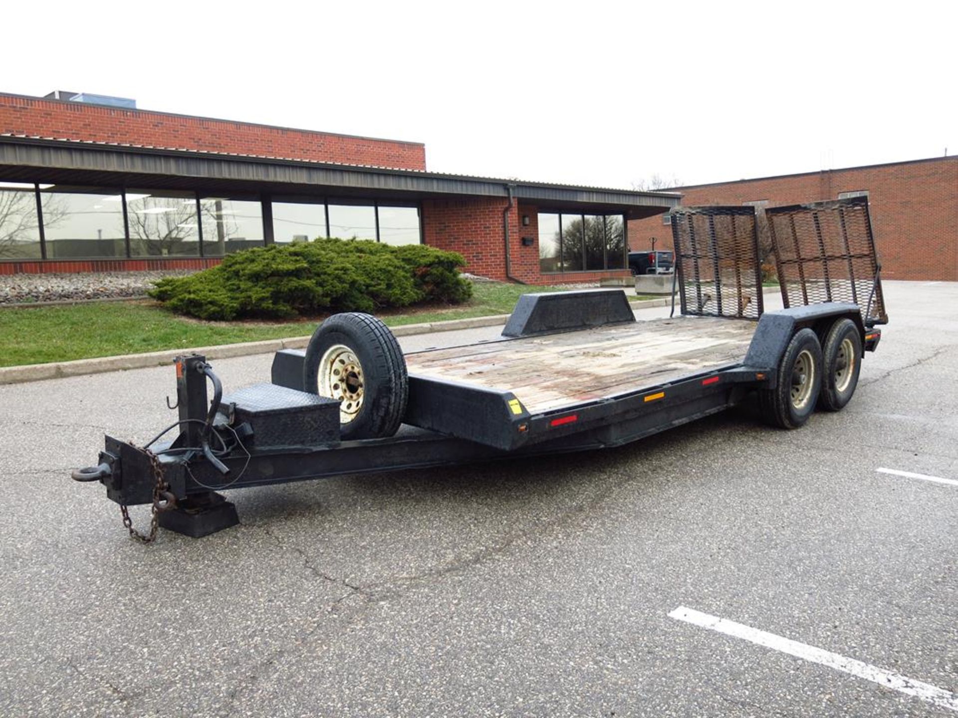 MARTZ, DOUBLE AXLE, 7' X 18', EQUIPMENT FLATBED TRAILER, 2009