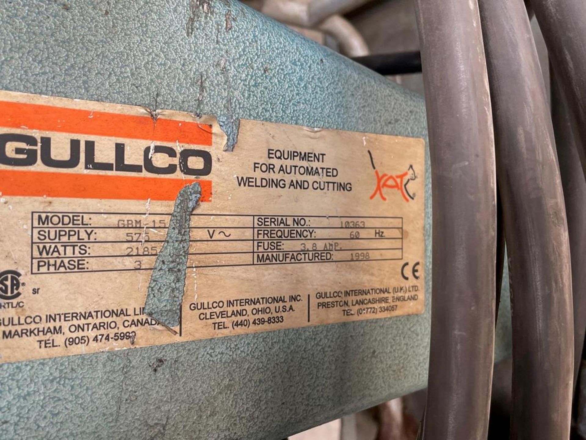 GULLCO, GBM15, 1/2", PLATE BEVELER, 27 TO 45 DEGREE BEVELING, .59" BEVEL WIDTH, .54" BEVEL DEPTH, - Image 5 of 5