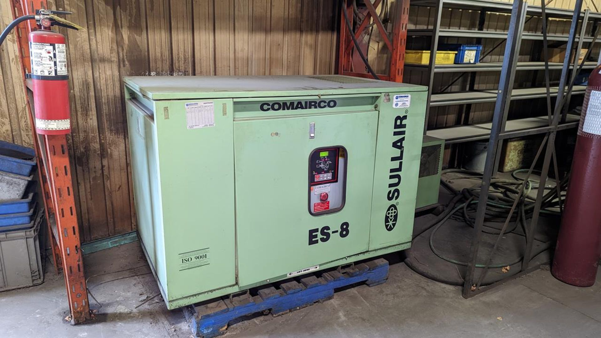 SULLAIR, ES8-20HACAC, 20 HP, ROTARY SCREW AIR COMPRESSOR, S/N 003-120503