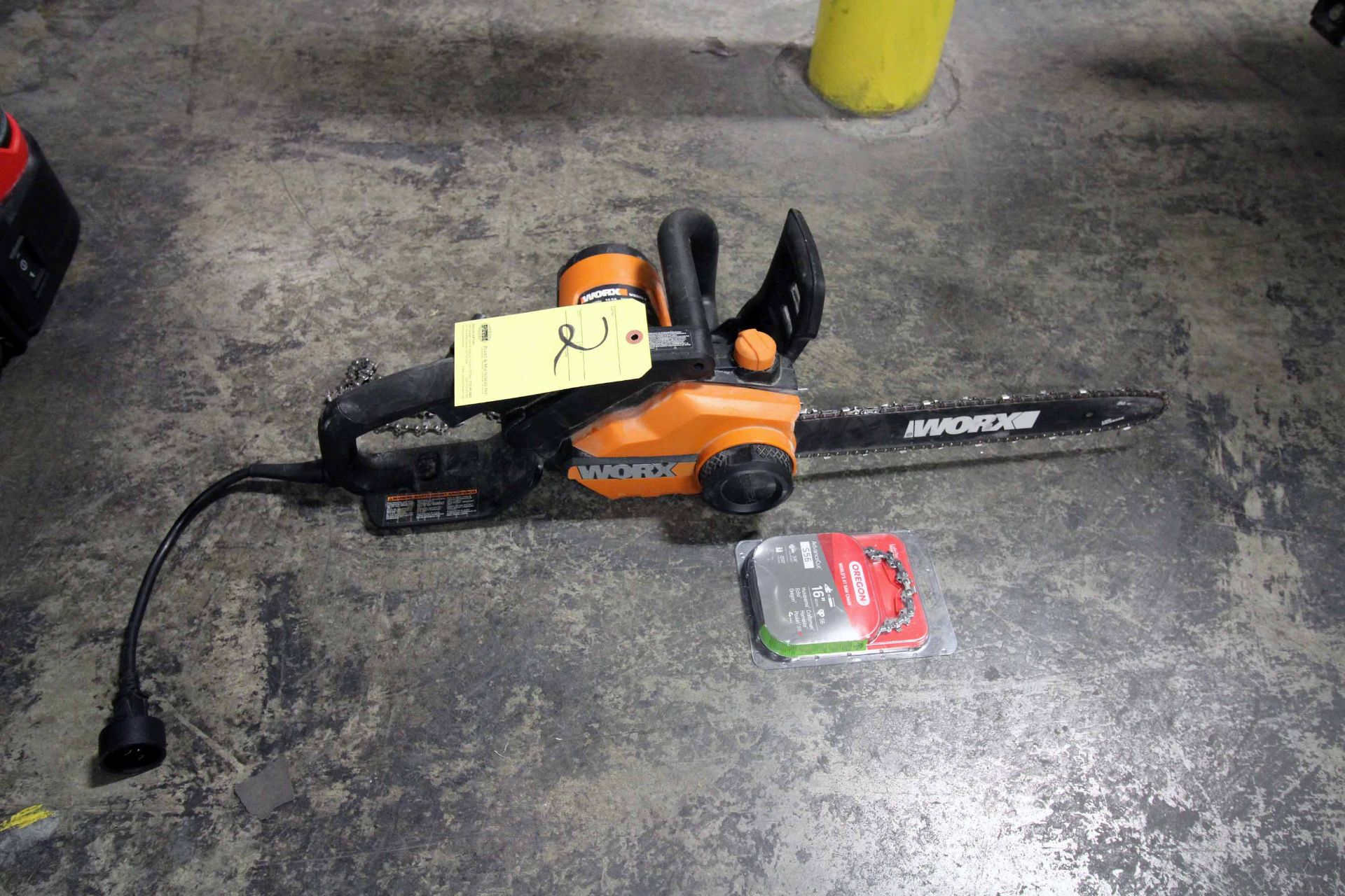 CHAIN SAW, WORX MDL WG303.1, 16", w/ extra chain, still in package