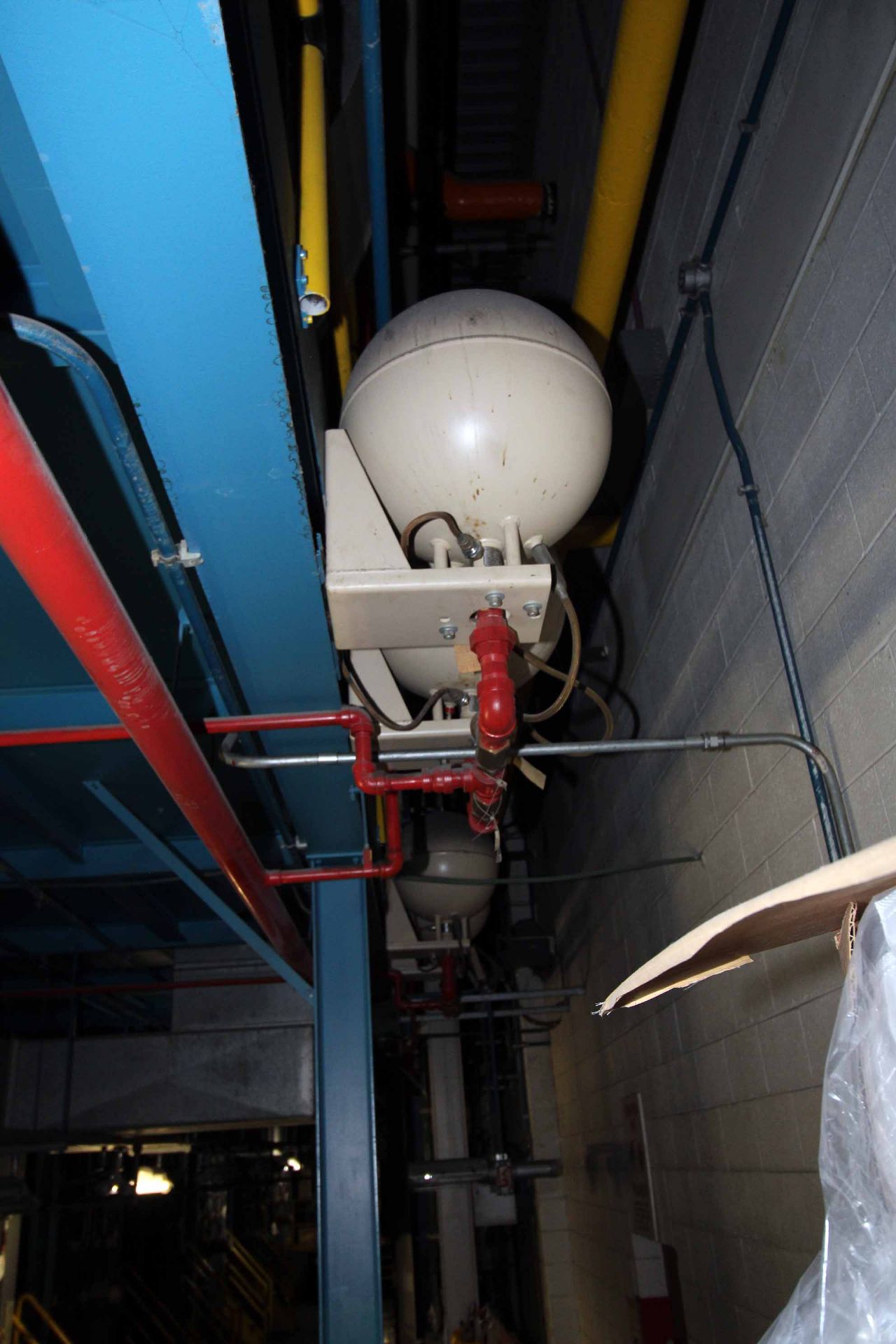 FIRE SUPPRESSION SYSTEM, HALON, (16) spherical storage tanks & control system. - Image 4 of 4