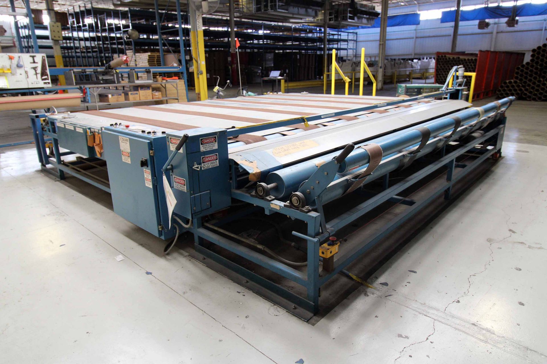 MATERIAL INSPECTION TABLE, OLIVER MFG. MDL. VINYL MASTER, 220 v, total HP 3.33, 1-phase, w/ Doyle - Image 5 of 21