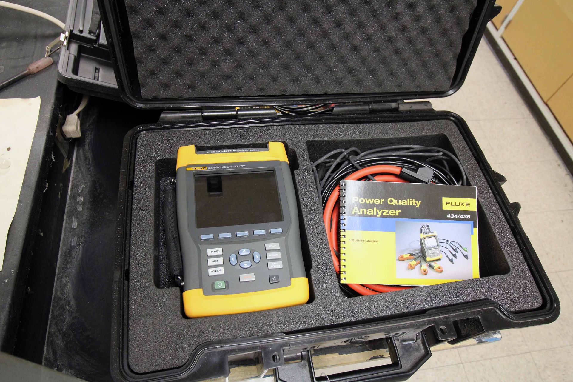 DIGITAL POWER QUALITY ANALYZER, FLUKE MDL. 435, 3-phase