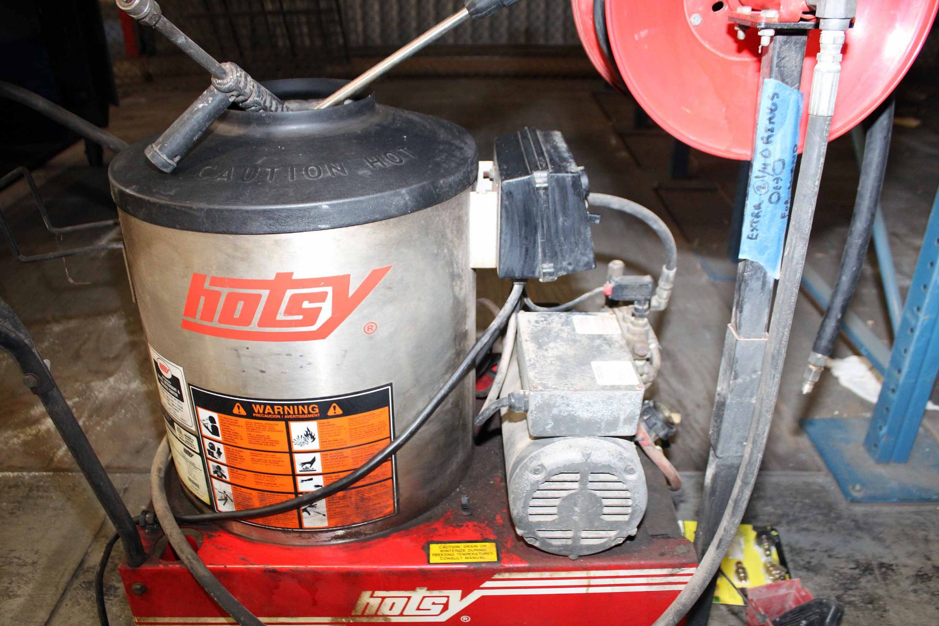 PRESSURE WASHER, HOTSY MDL. 560SS, 1500 PSI, GPM 2.1, 115 v AC, uses #1-#2 fuel oil, max. temp. - Image 5 of 6