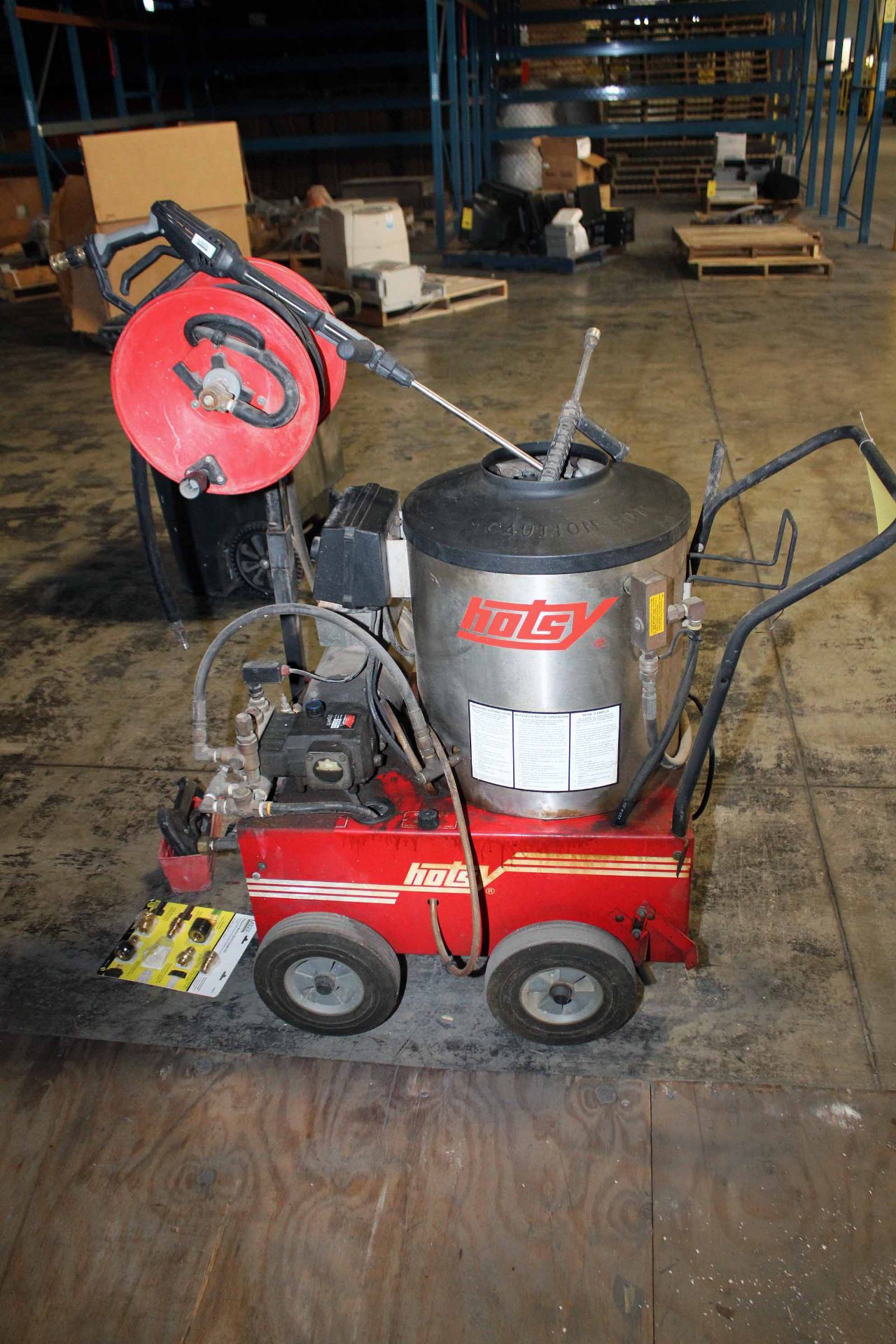 PRESSURE WASHER, HOTSY MDL. 560SS, 1500 PSI, GPM 2.1, 115 v AC, uses #1-#2 fuel oil, max. temp. - Image 2 of 6