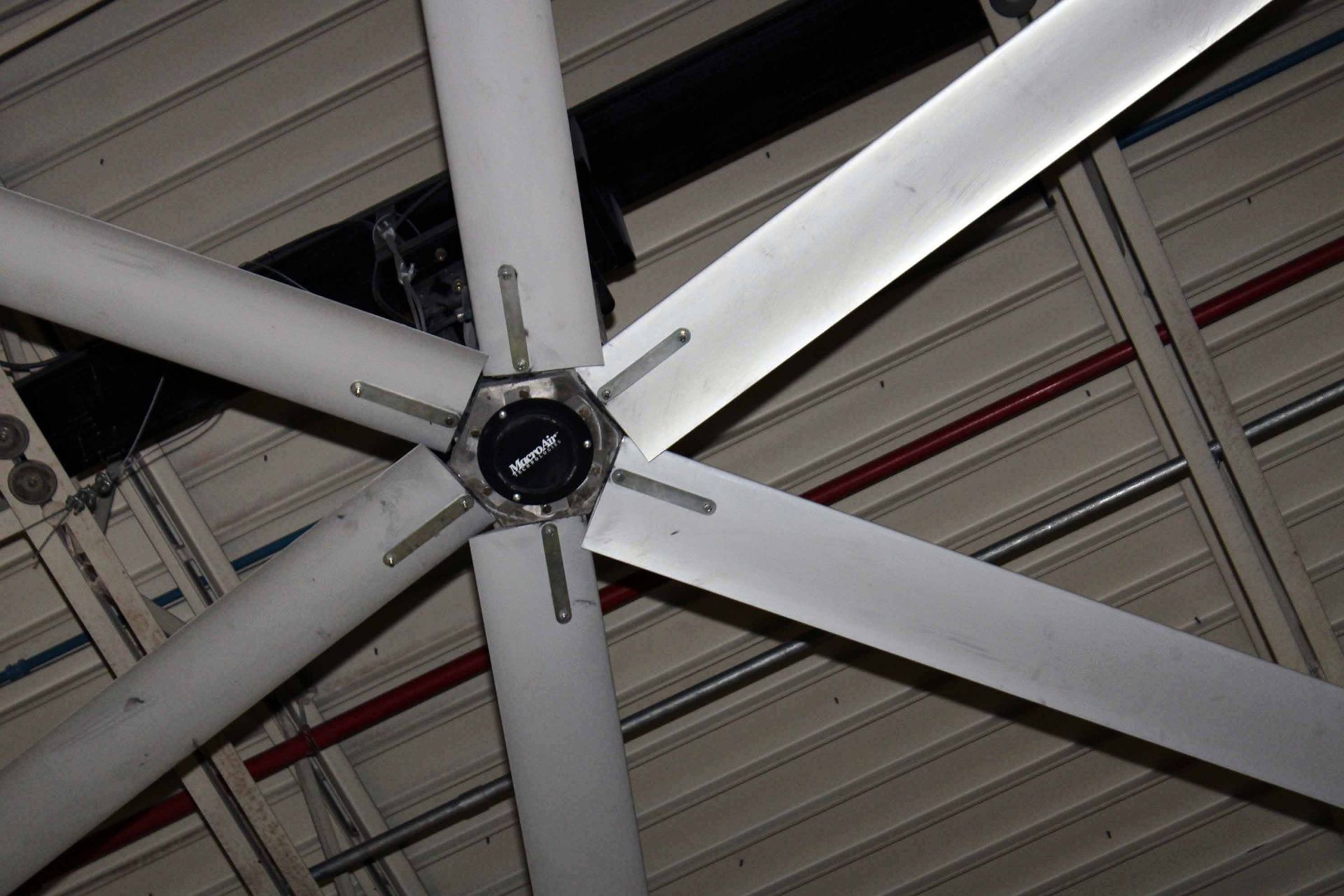 OVERHEAD FAN, MACRO AIR TECHNOLOGIES MDL. EM30-0022T3J1, approx. 24' dia., (Mounted to roof, will - Image 2 of 2