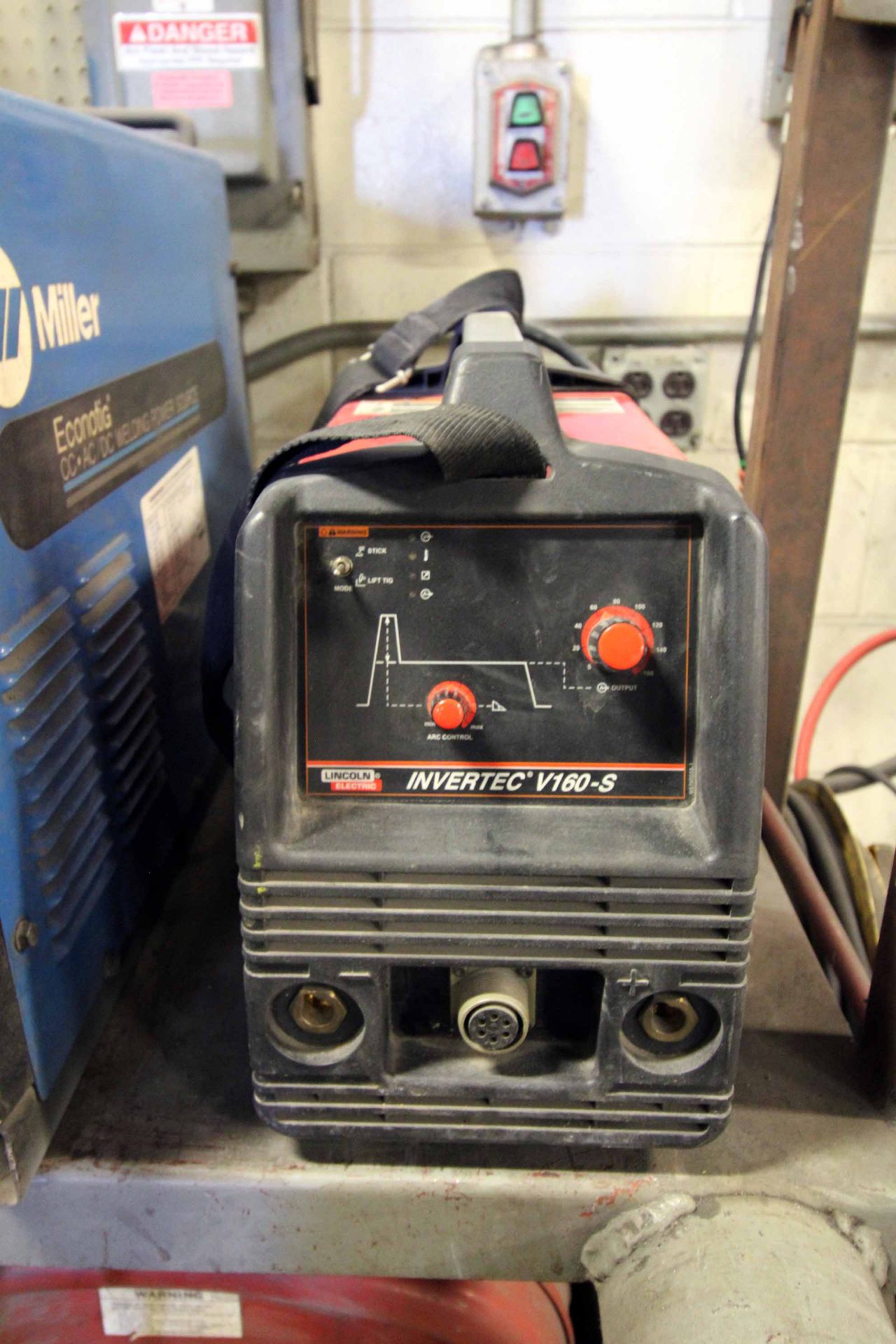 STICK WELDER, LINCOLN ELECTRIC, INVERTEC V160-S, S/N 12020702091