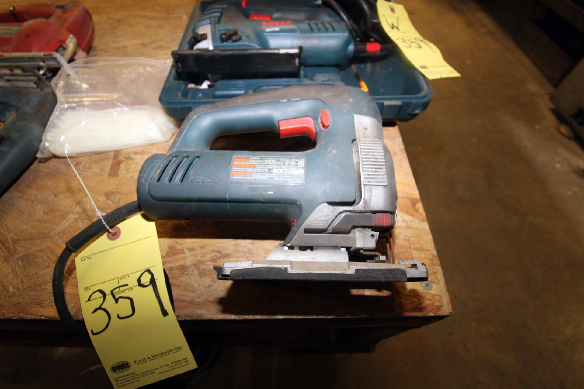 LOT OF JIG SAWS: (1) Bosch Mdl. JS470E & (1) Bosch Mdl. 1590EVS - Image 4 of 4